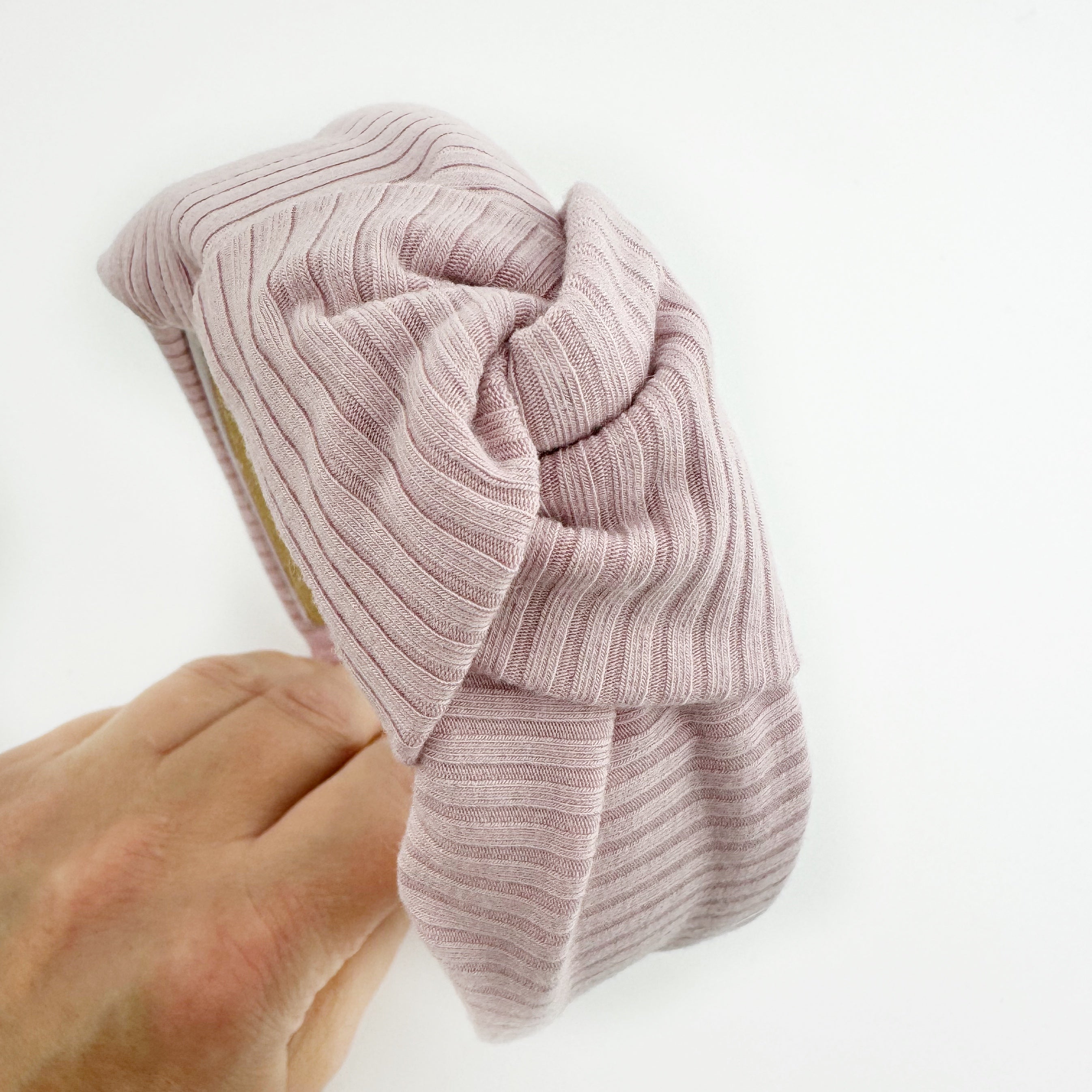 Adult Knot Headband - Muted Pink (tracked shipping or local pick up)