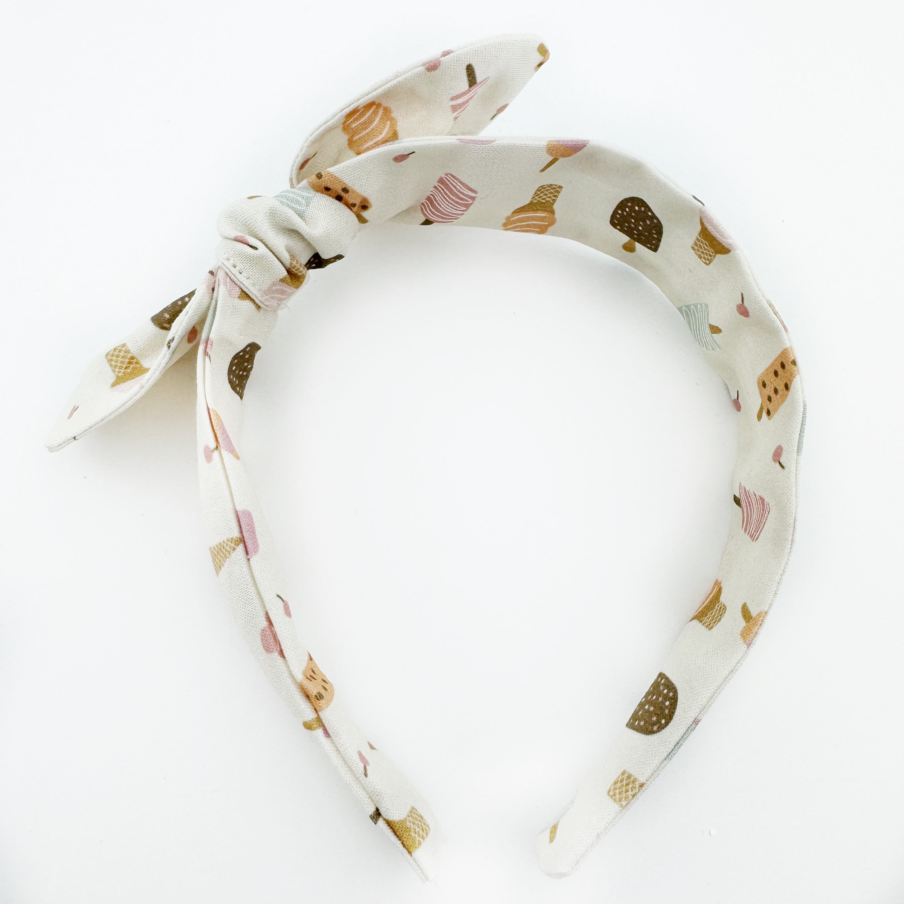 Knot Bow Headband - Here for the Ice Cream