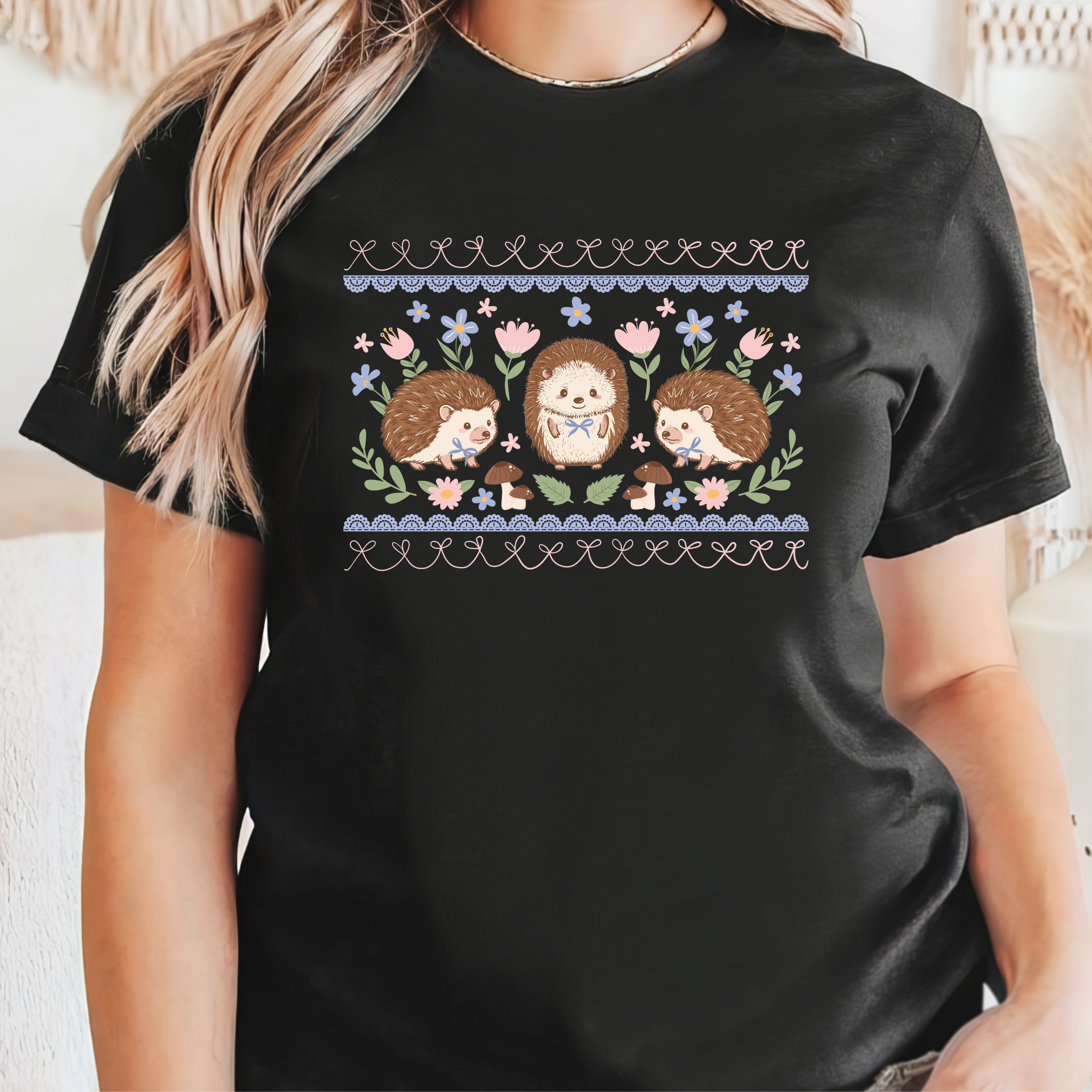 Little Hedgehogs - T-Shirt - Adult