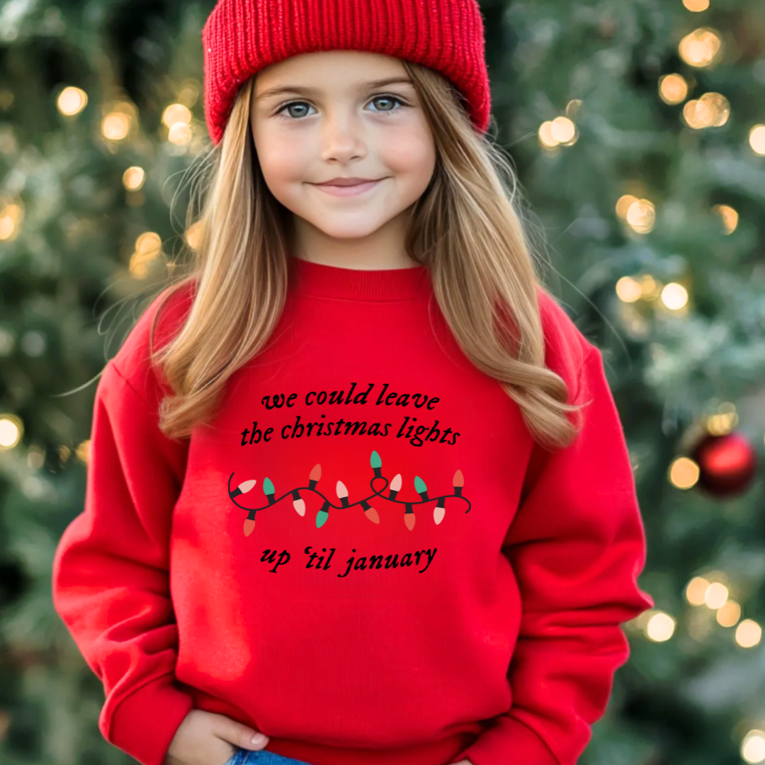 Christmas Lights - Sweatshirt - Youth