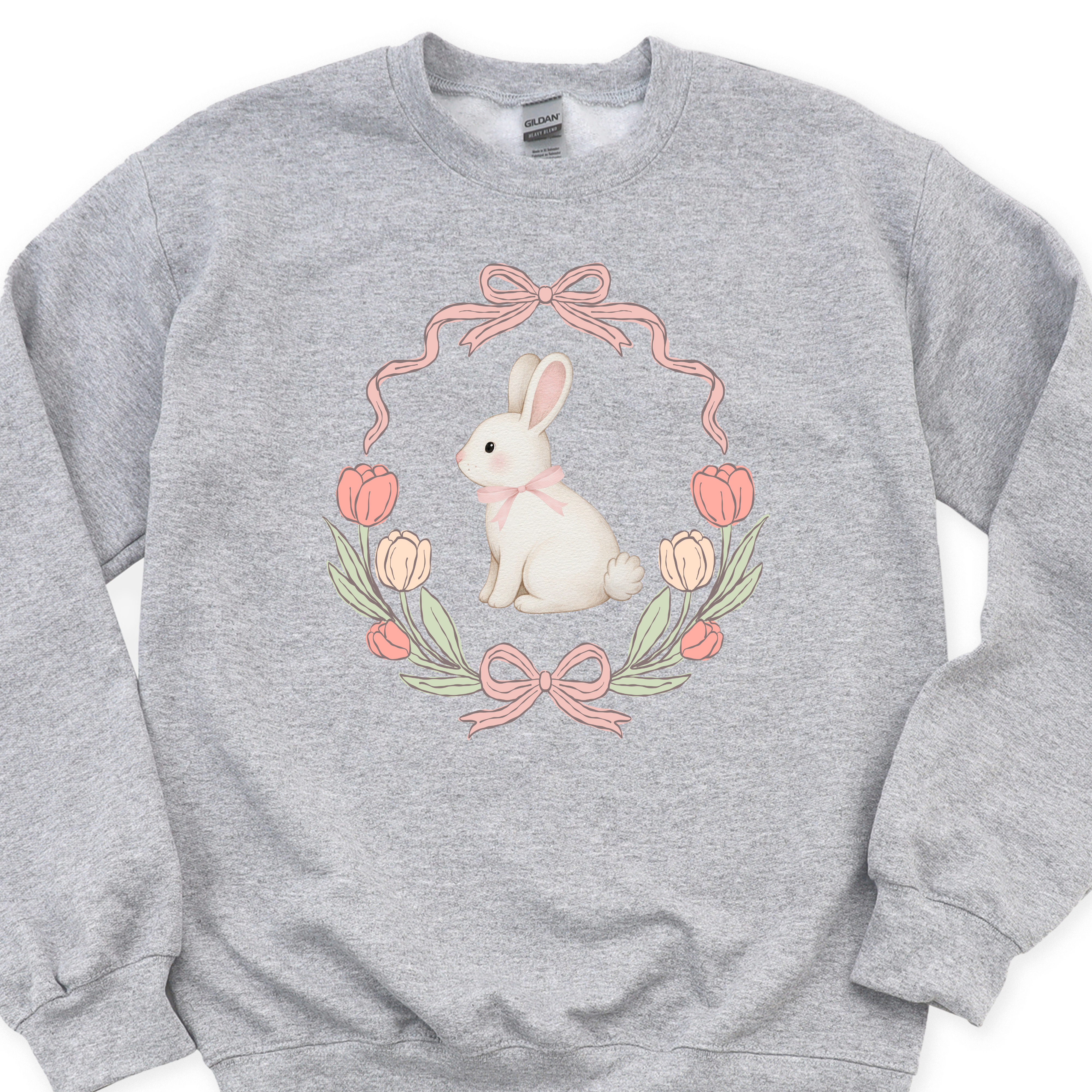 Bunny and Blooms - Sweatshirt - Adult