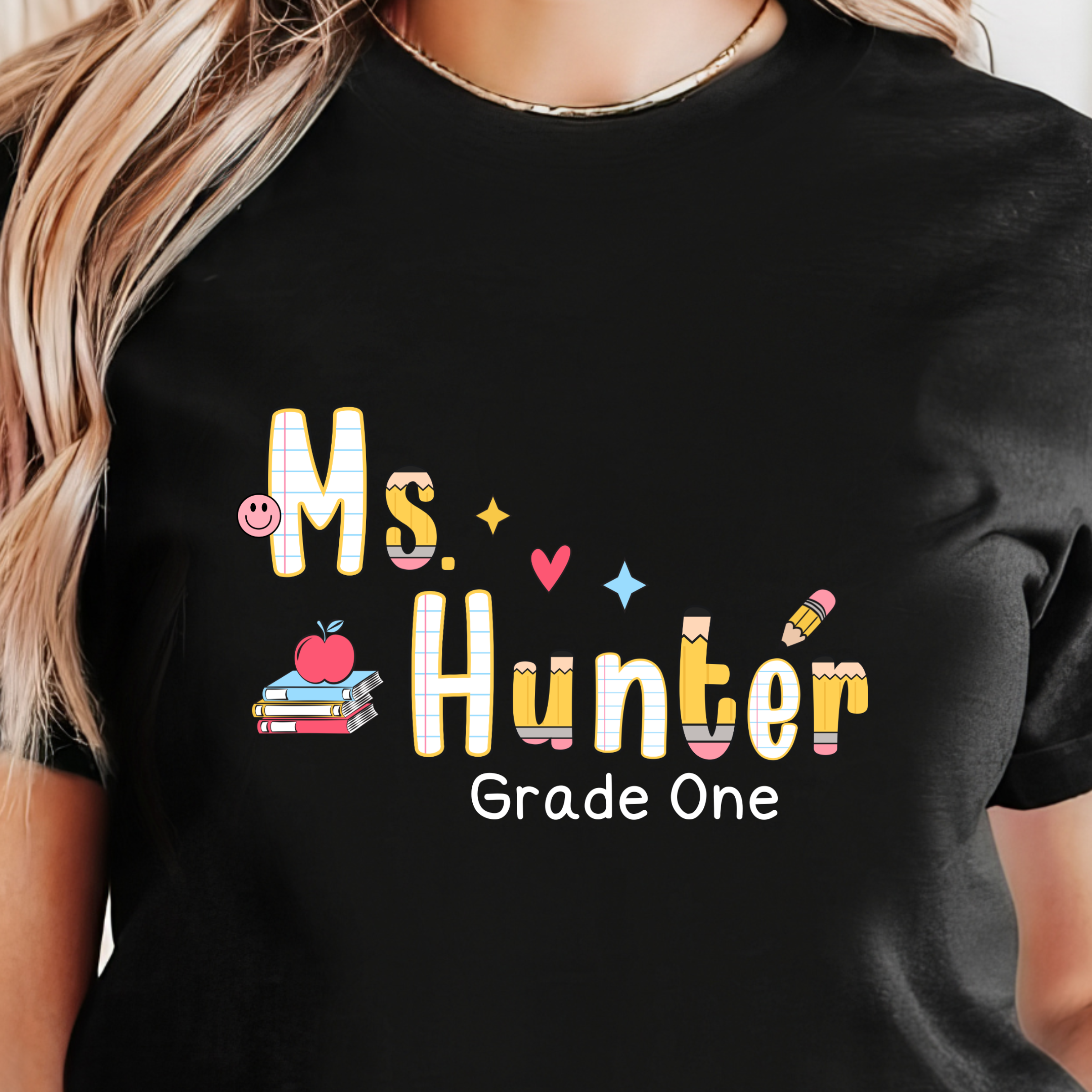 Personalized Teacher T-Shirt - Adult (3 colour options)