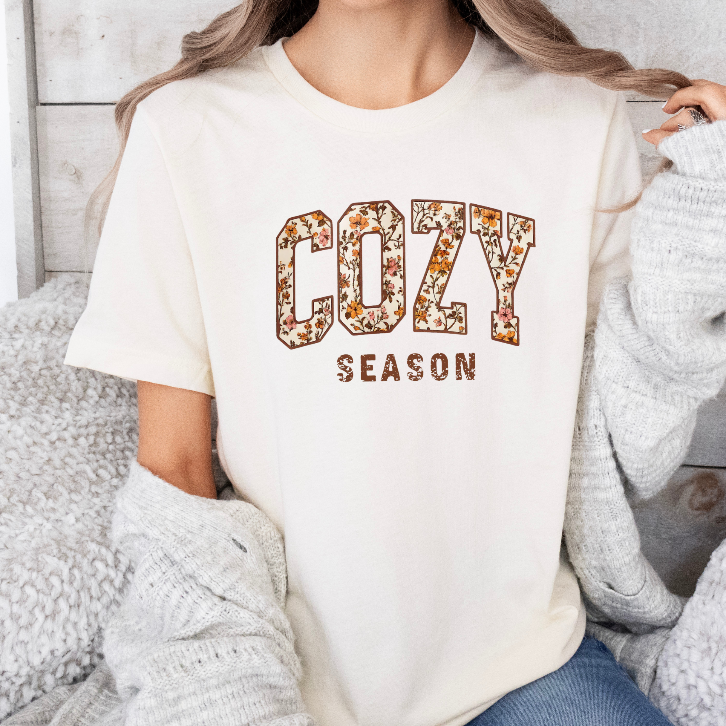 Cozy Fall- T-Shirt - Adult (3 colour options)