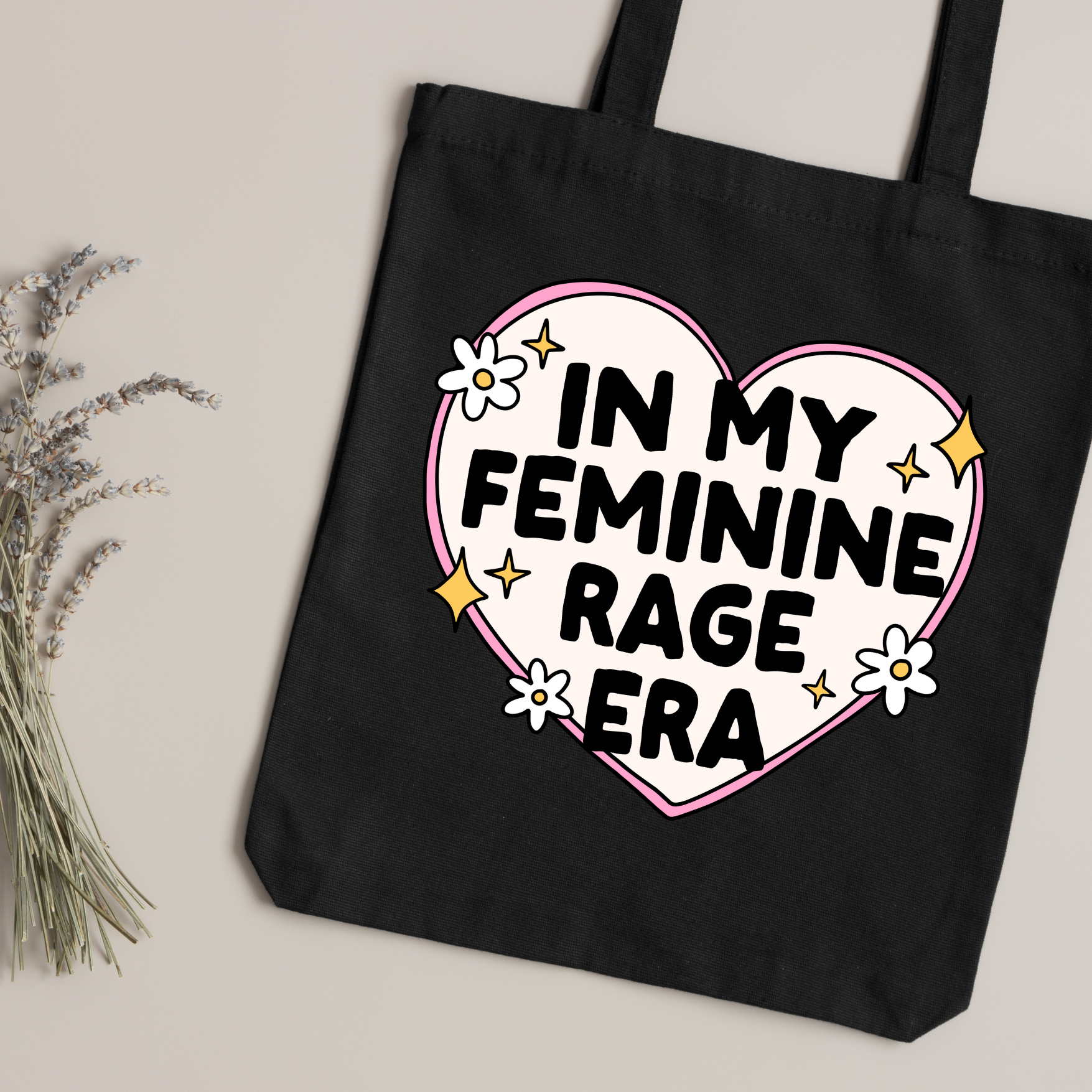 Feminine Rage - Tote Bag (2 colours options)