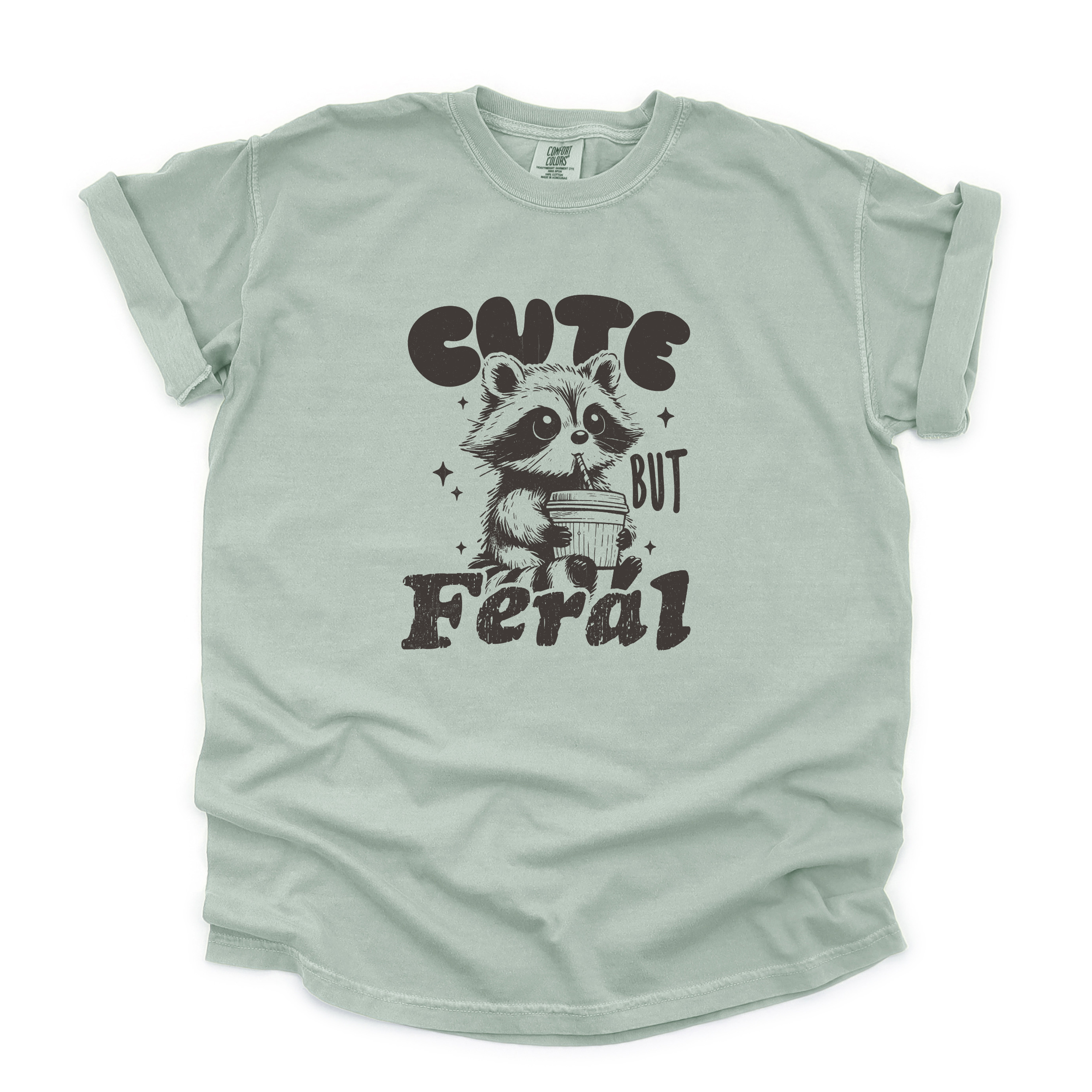 Cute But Feral - T-Shirt - Adult (4 colour options)