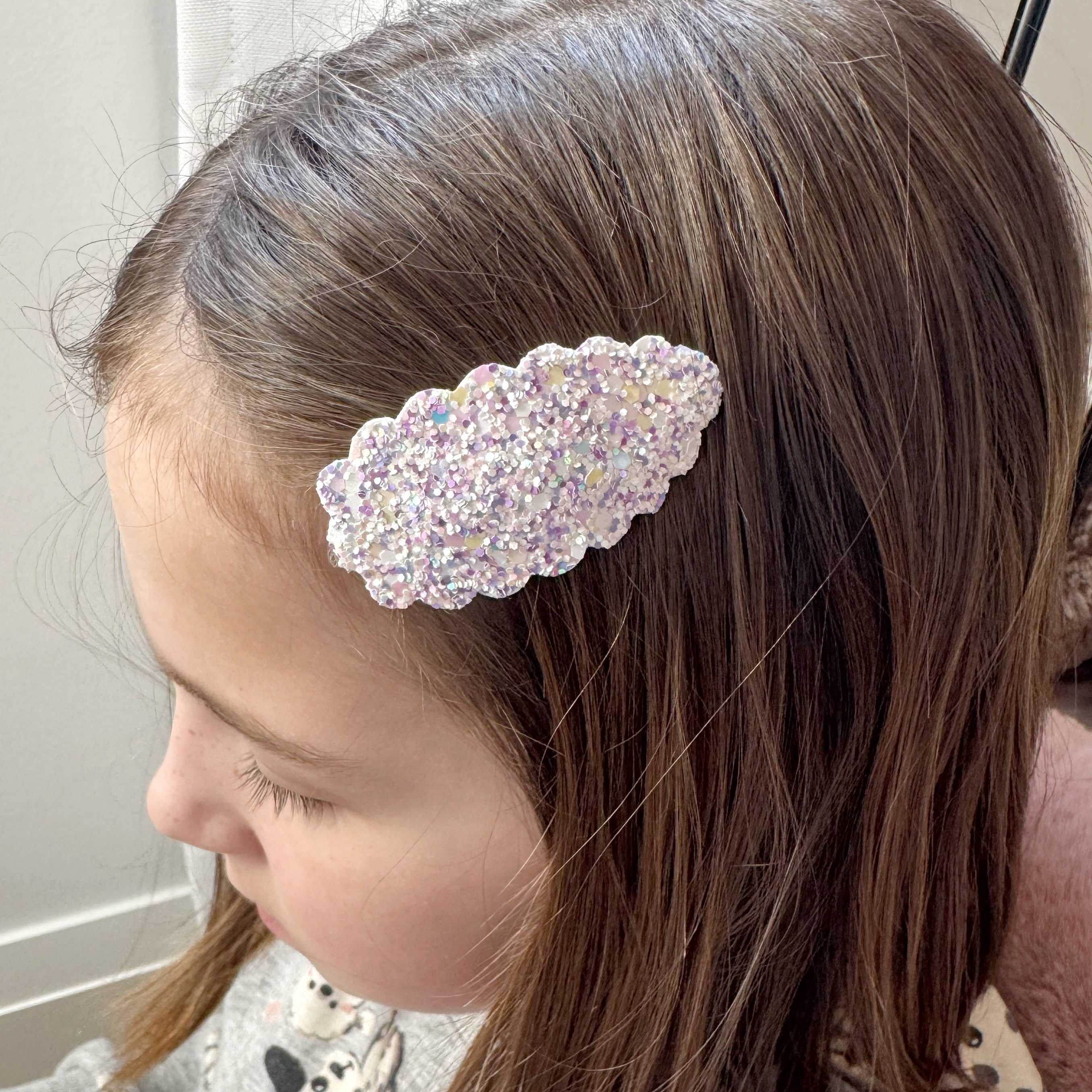 LARGE Snap Clips - Dainty Floral