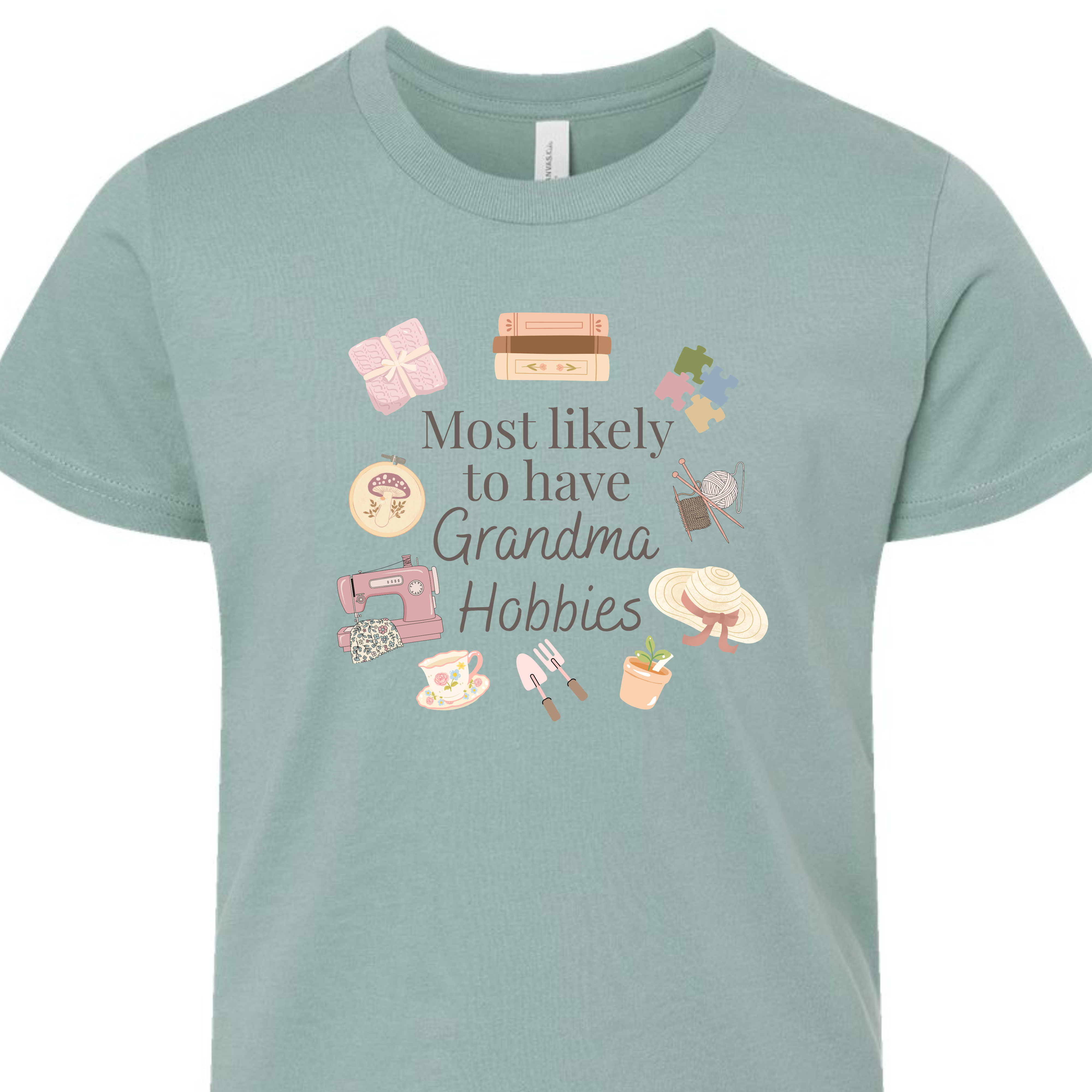Grandma Hobbies - T-Shirt - Toddler to Youth