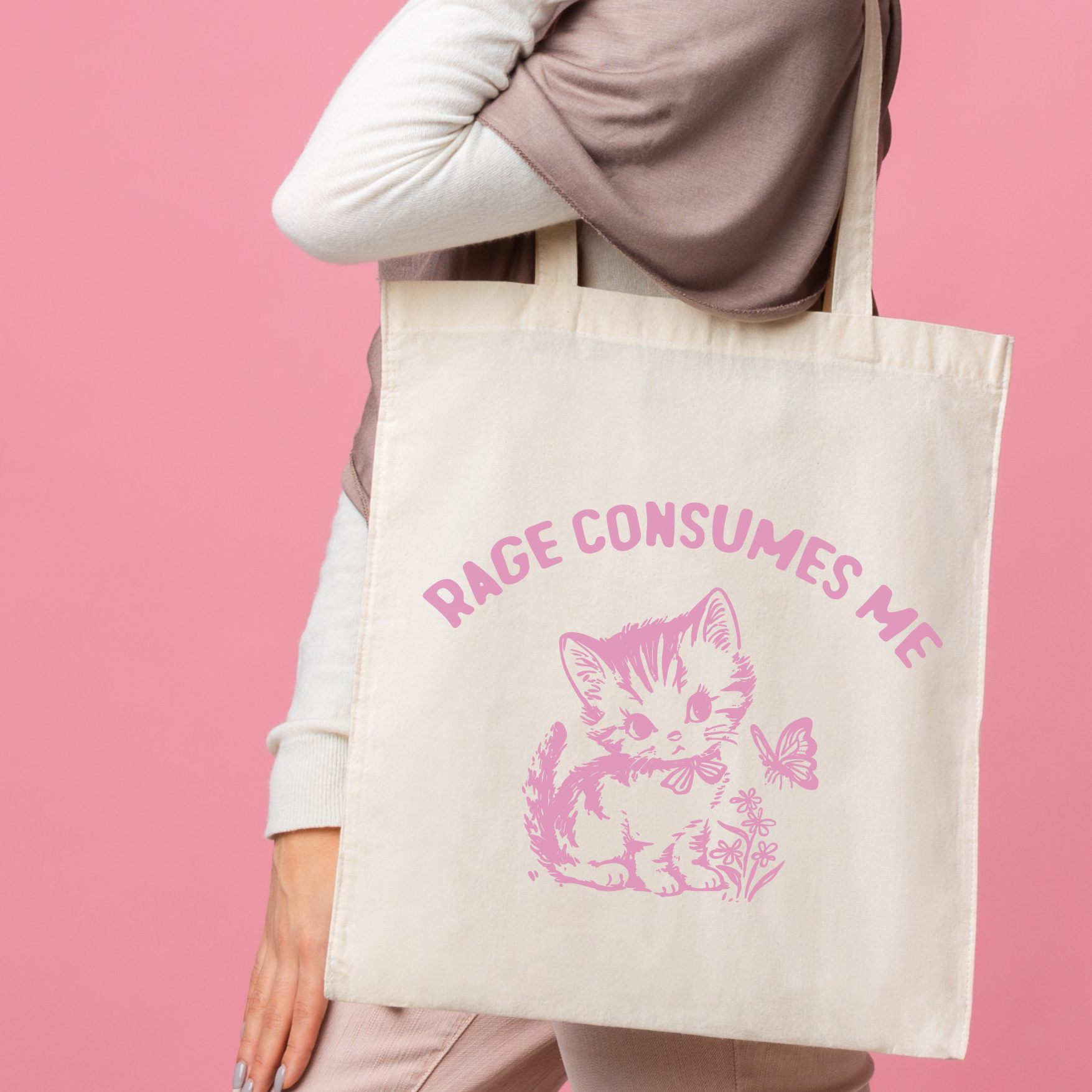 Rage Consumes Me - Tote Bag (2 colours options)