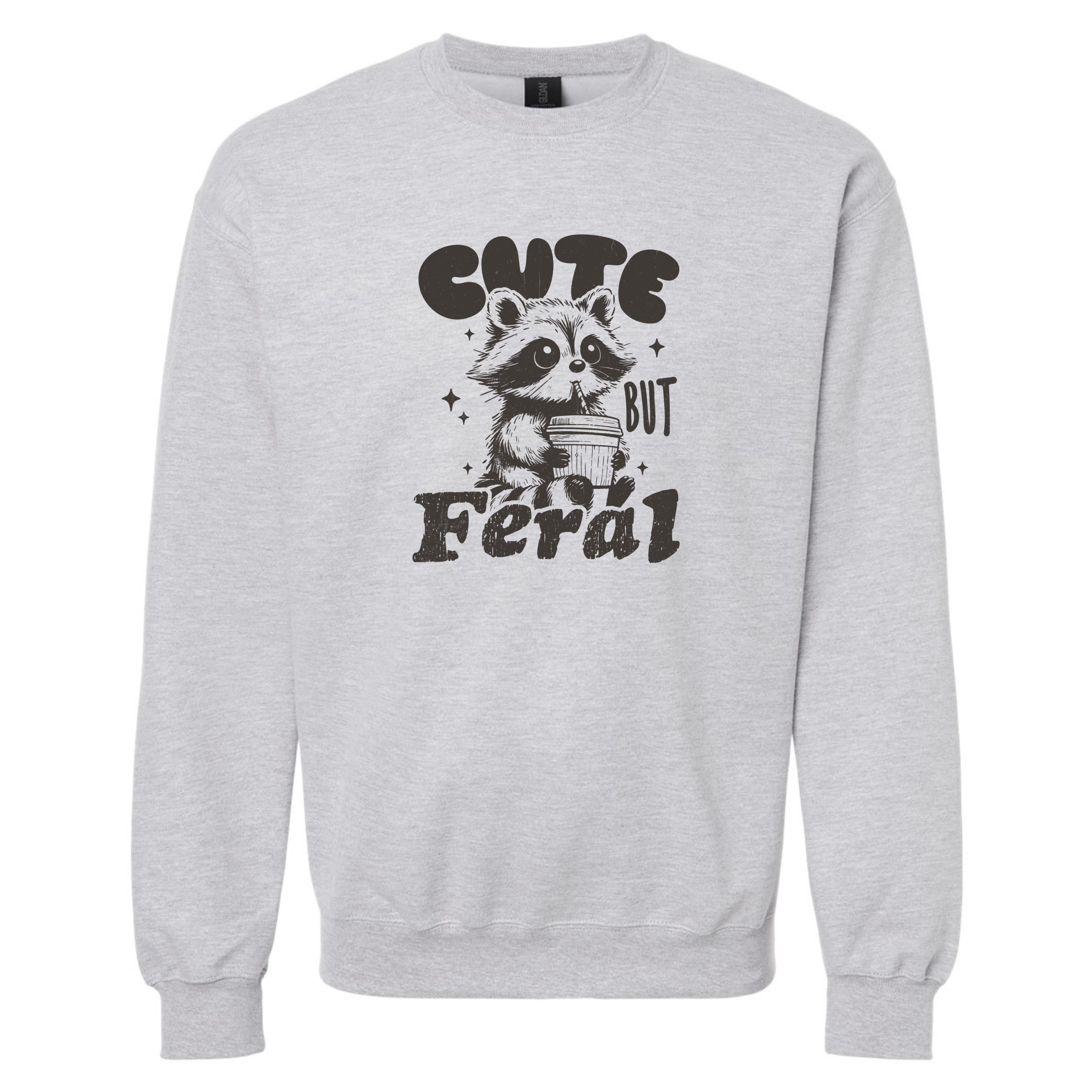 Cute But Feral - Sweatshirt - Adult