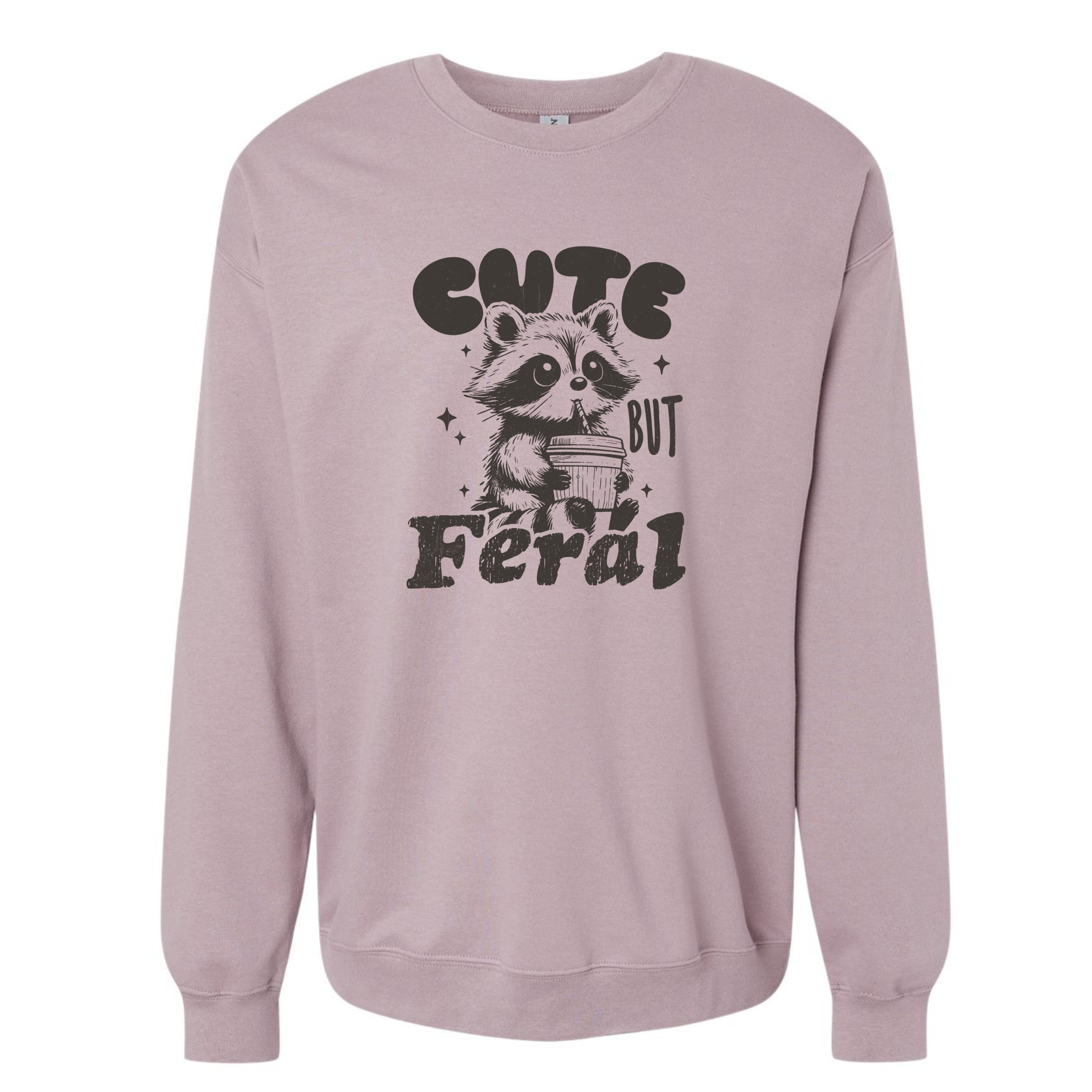 Cute But Feral - Sweatshirt - Adult