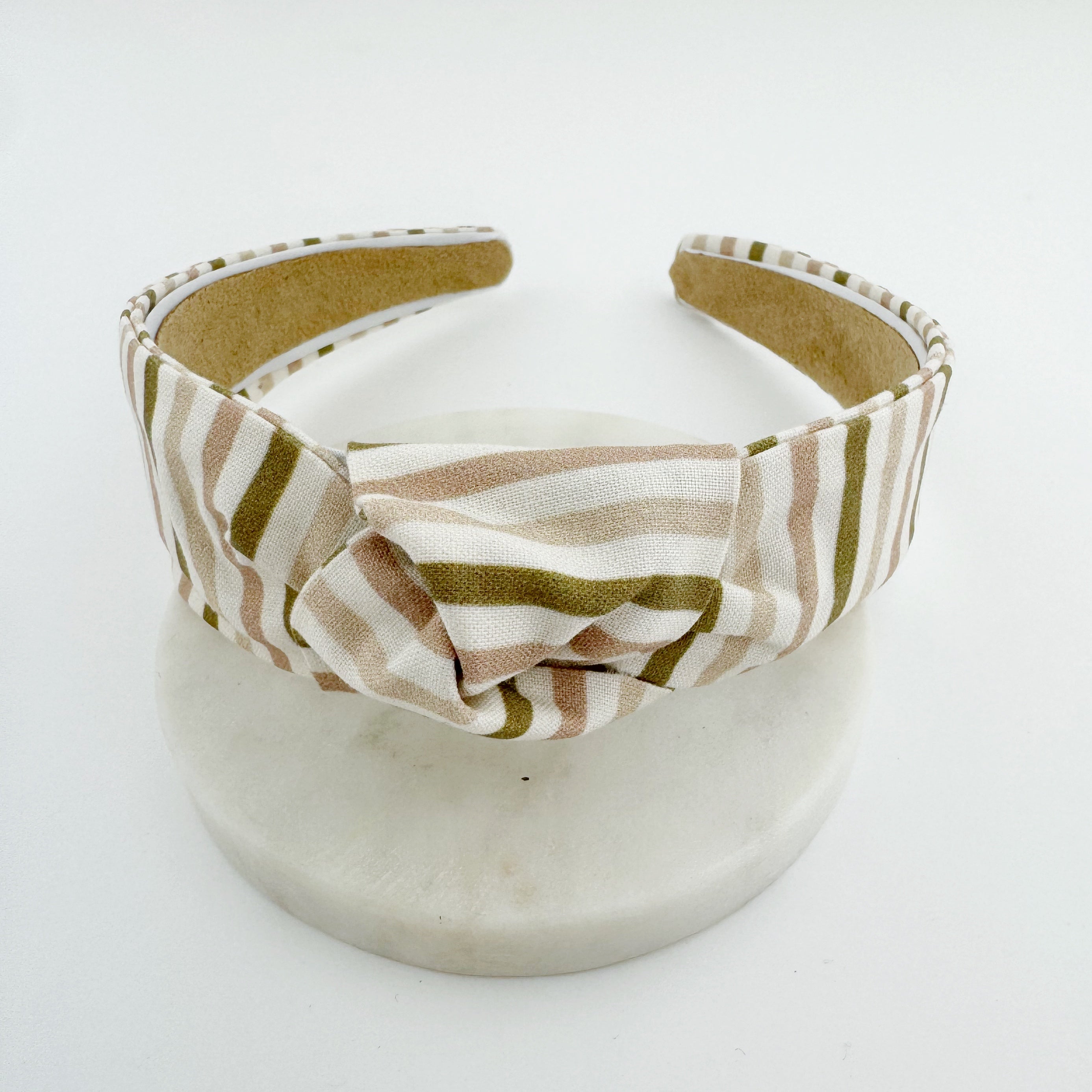 Adult Knot Headband - Neutral Stripe