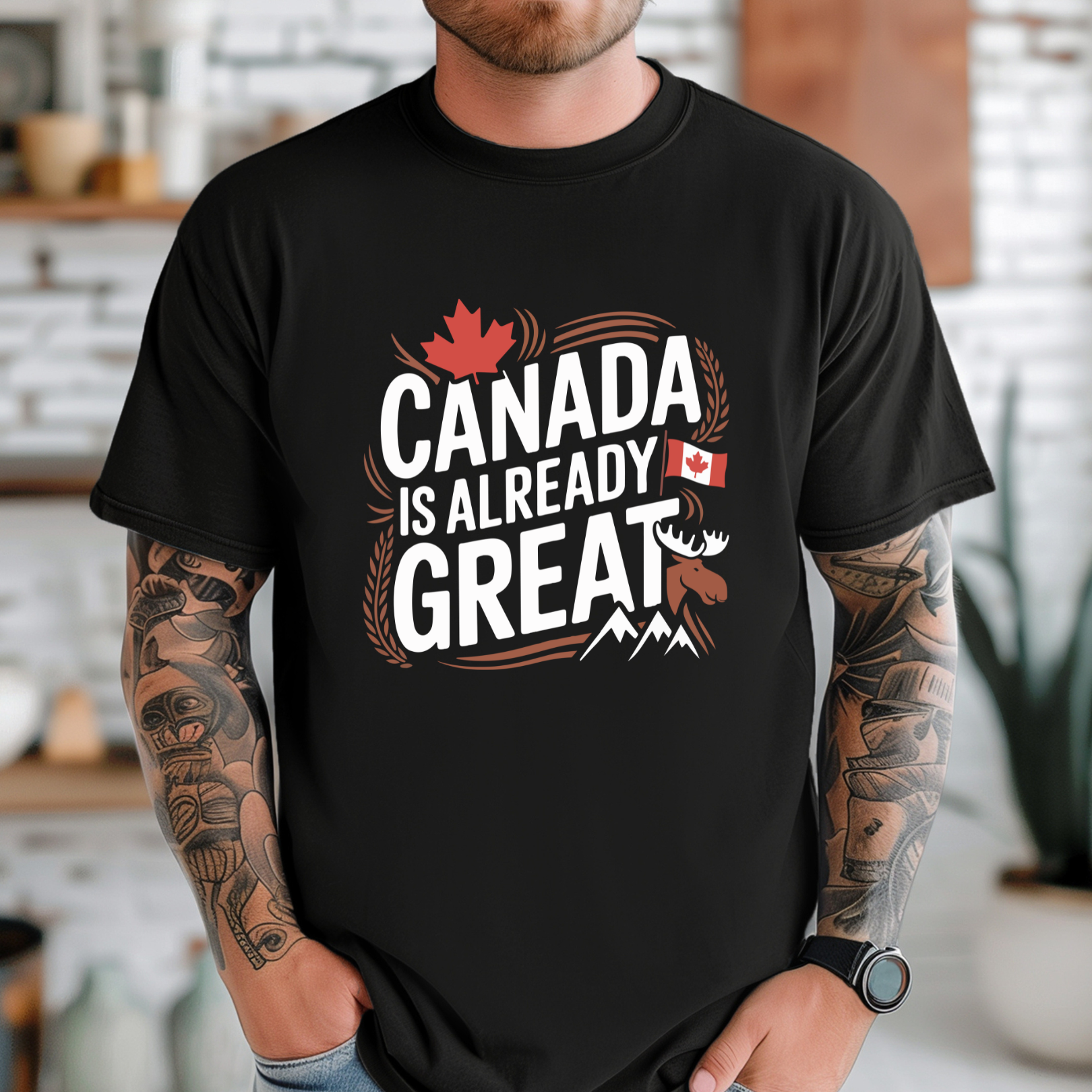 Canada is Already Great- T-Shirt - Adult (3 colour options)