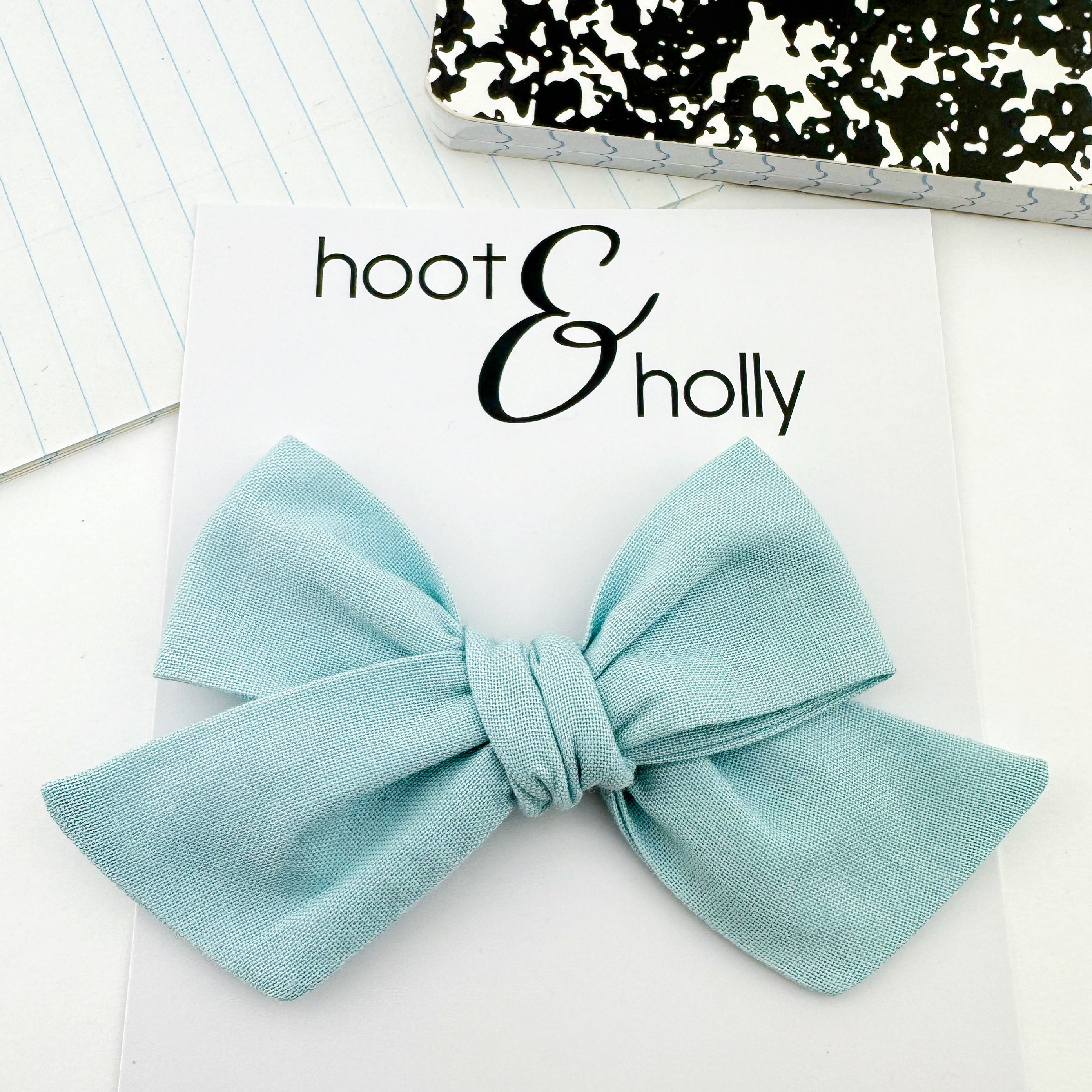 Victoria Bow - Muted Blue