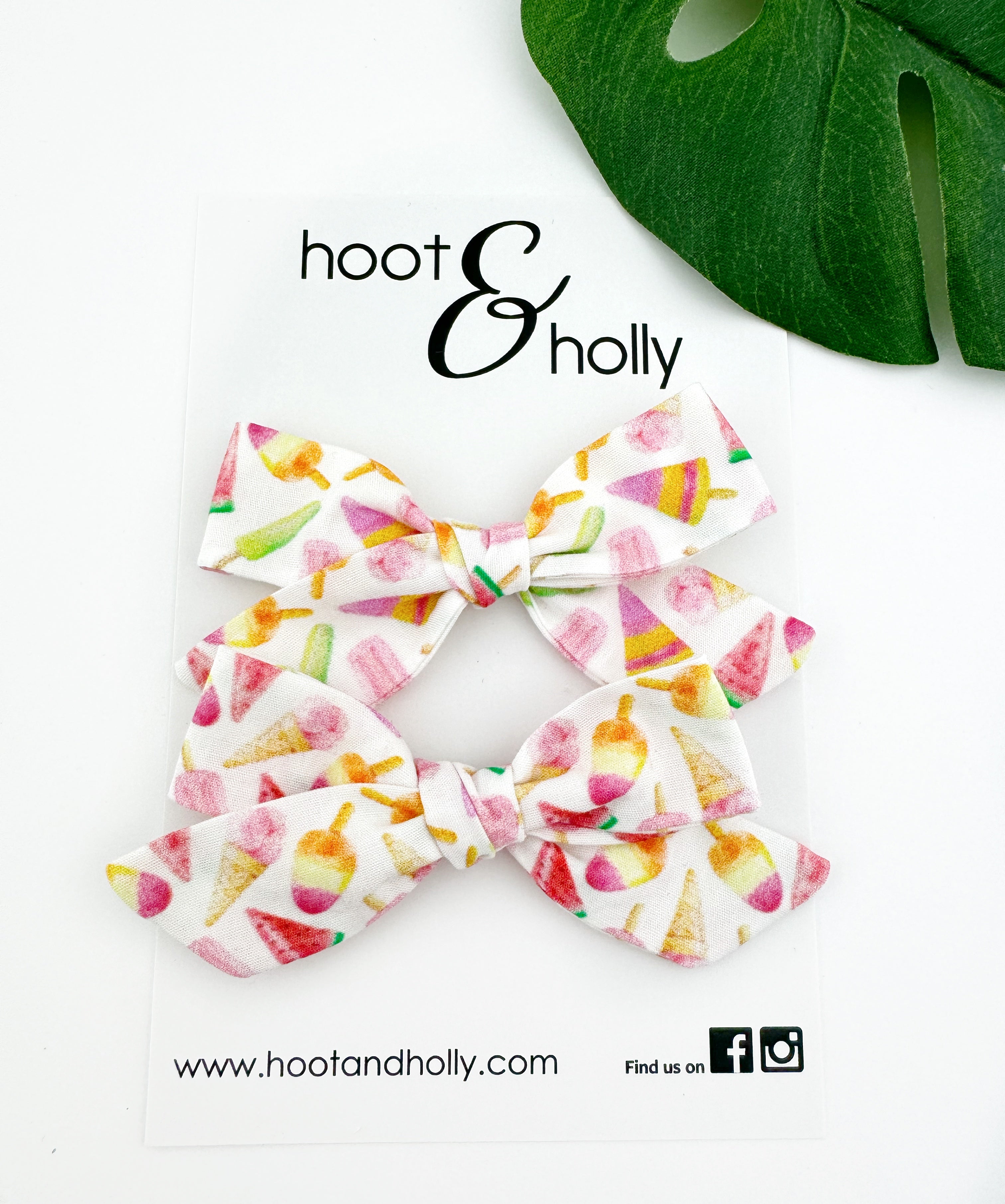 Sydney Bow - Pigtail Set - Popsicles