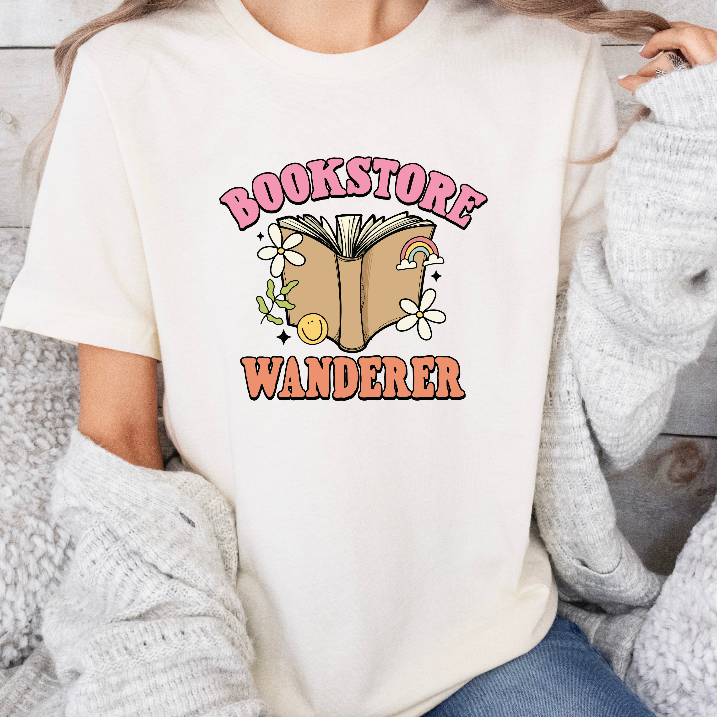 Bookstore Wanderer - T-Shirt - Adult (4 colour options)