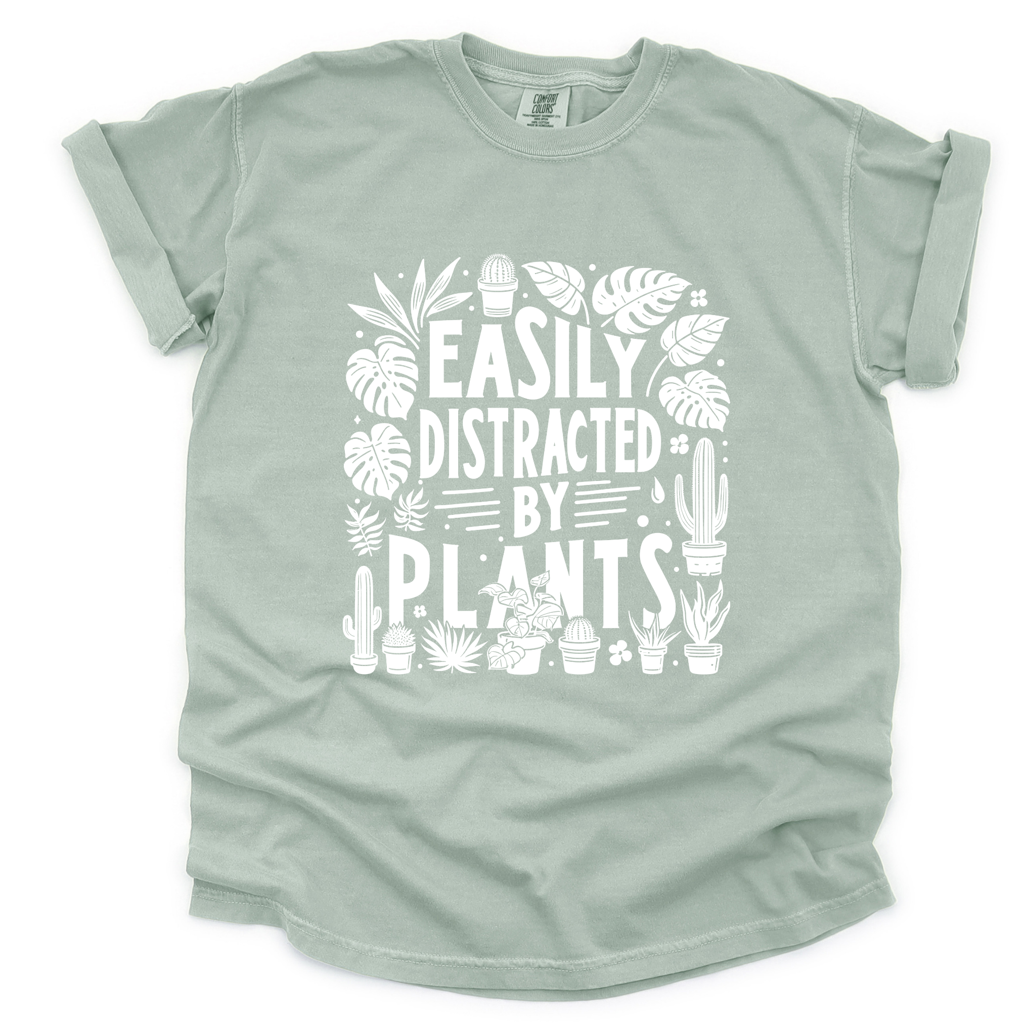 Distracted by Plants- T-Shirt - Adult (3 colour options)