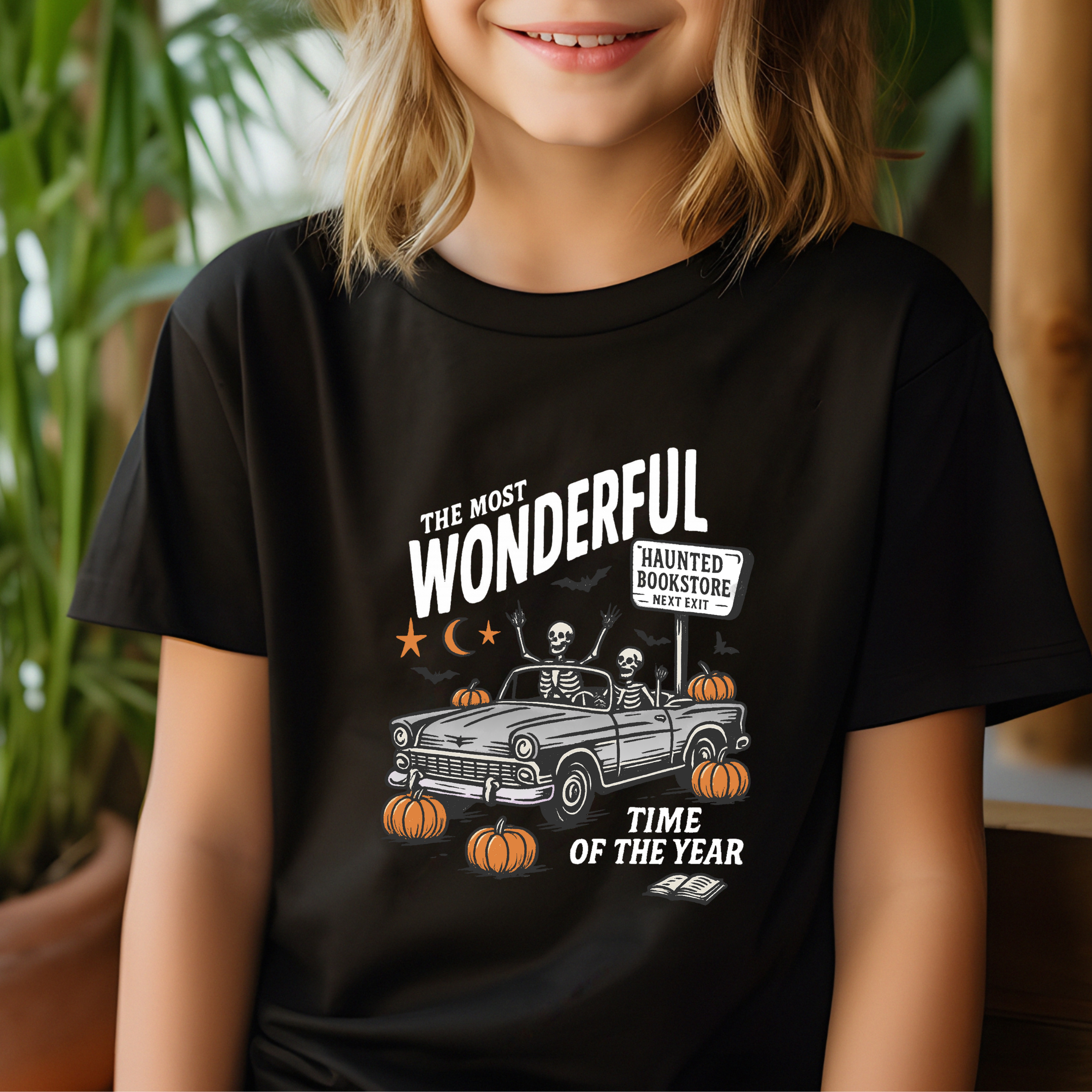 Skeleton Joy Ride - T-Shirt - Toddler to Youth (2 colour options)