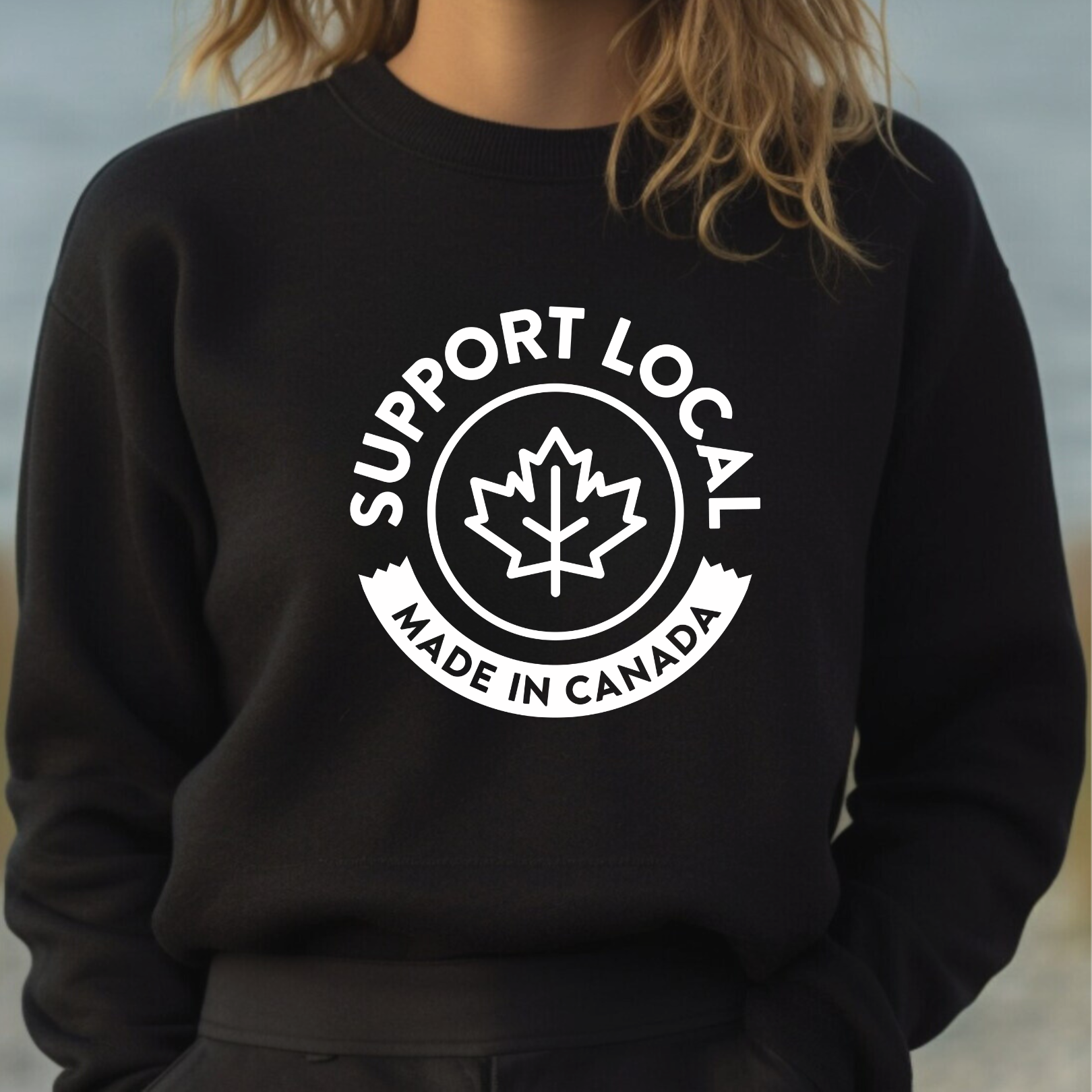 Support Canada - Crewneck Sweatshirt - Adult (3 colour options)