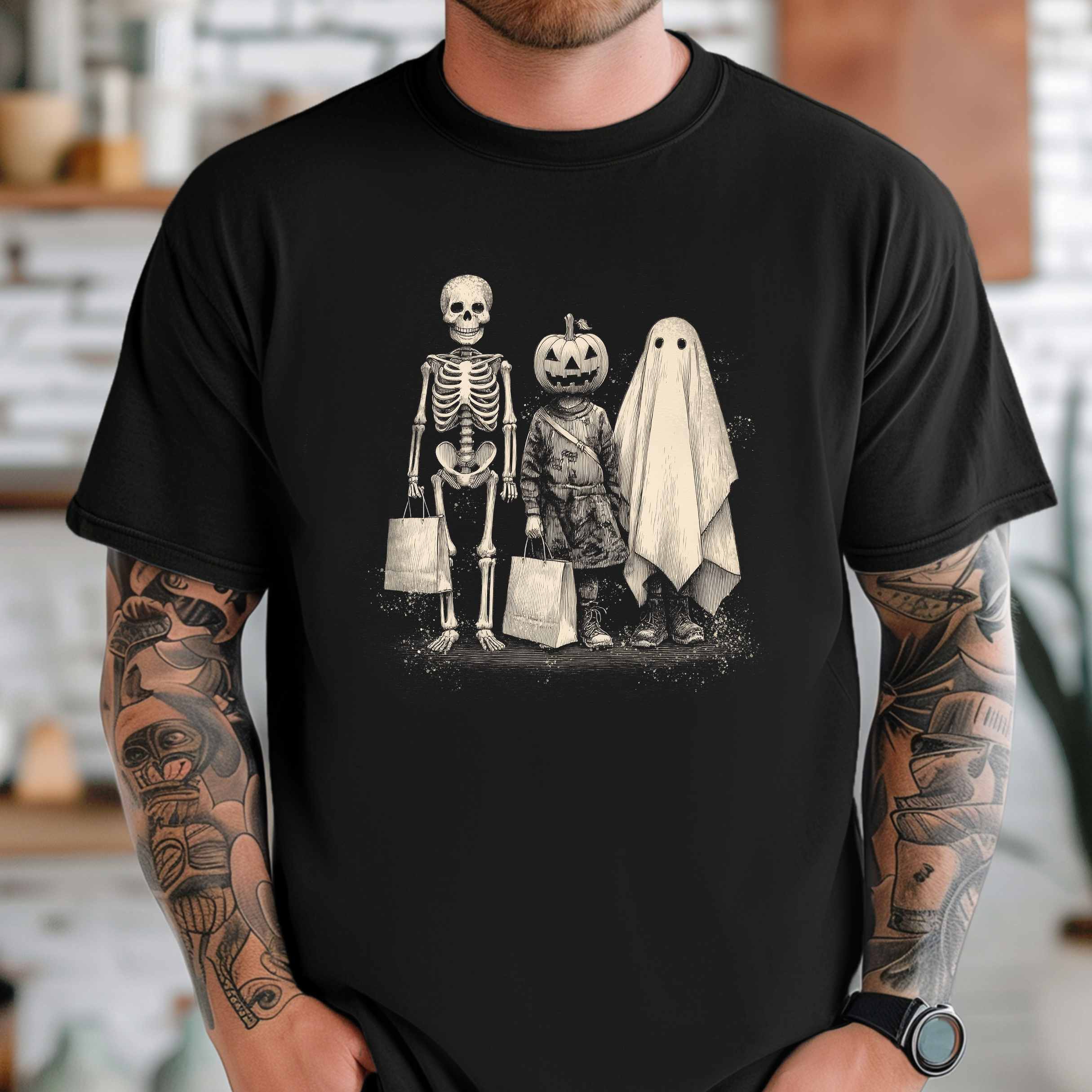 Spooky Trick or Treat - T-Shirt - Adult