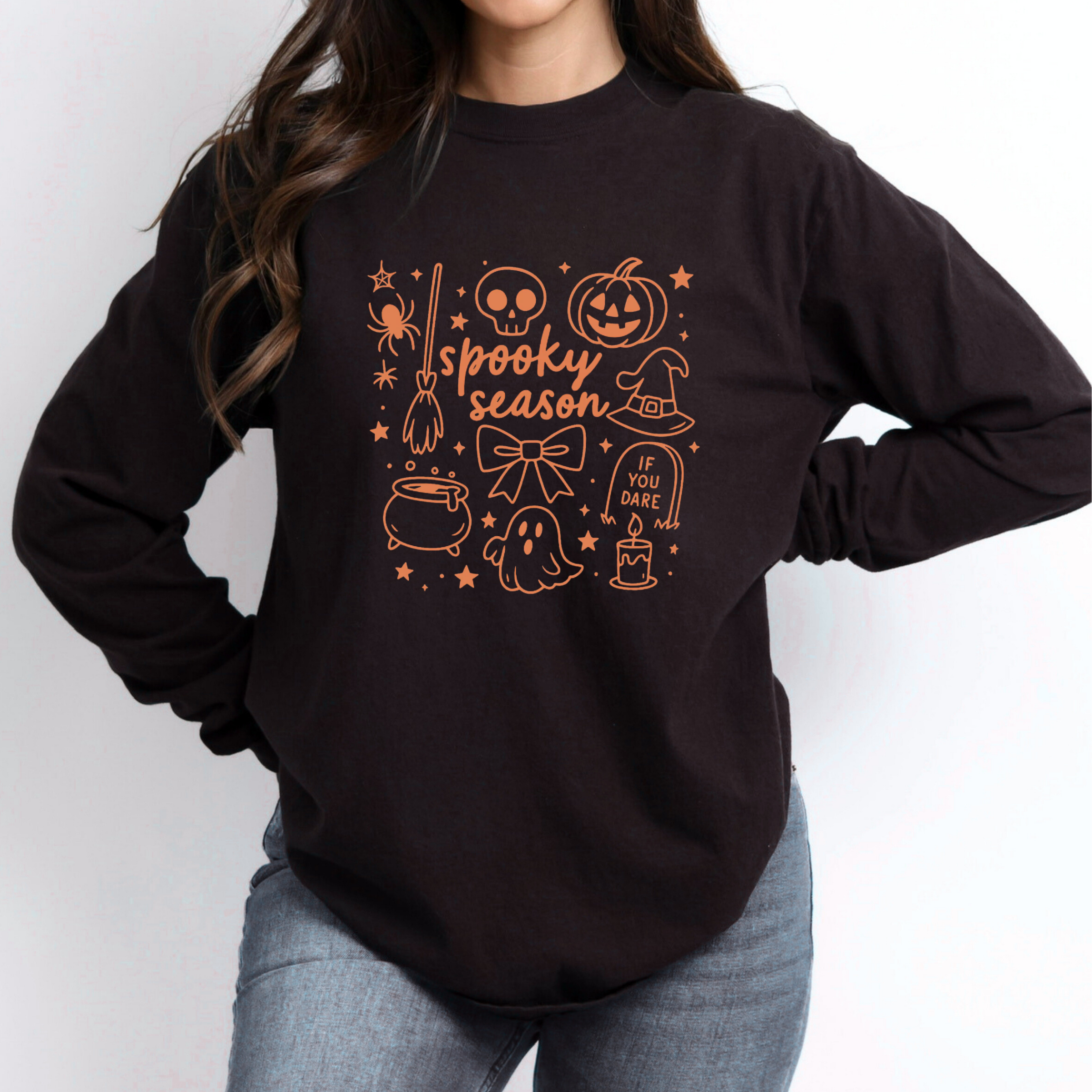 Spooky Season - Long Sleeve T-Shirt - Adult (2 colour options)