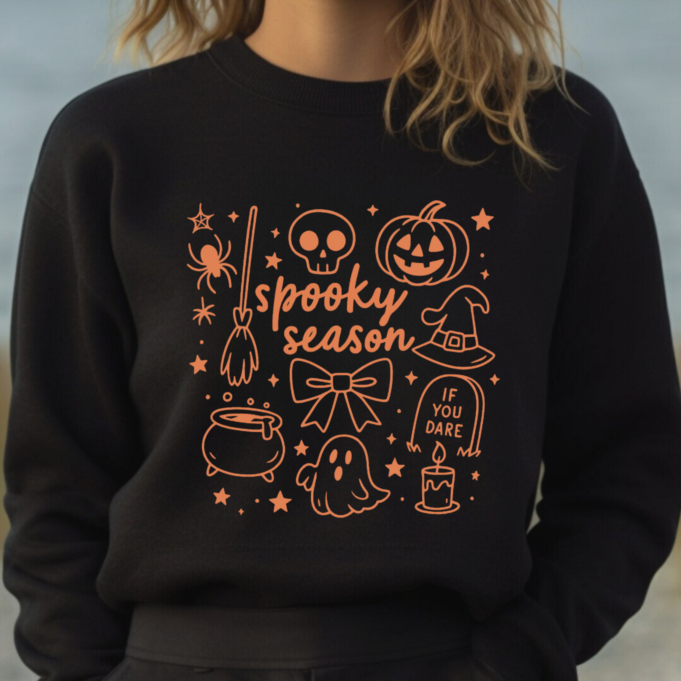 Spooky Season - Sweatshirt - Adult (2 Colour Options)