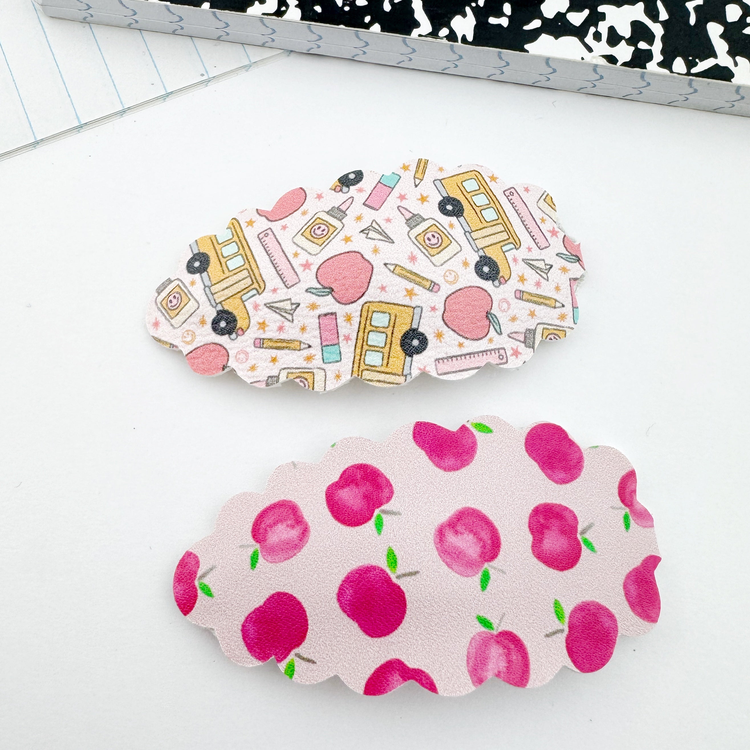 LARGE Snap Clips - Apple a Day