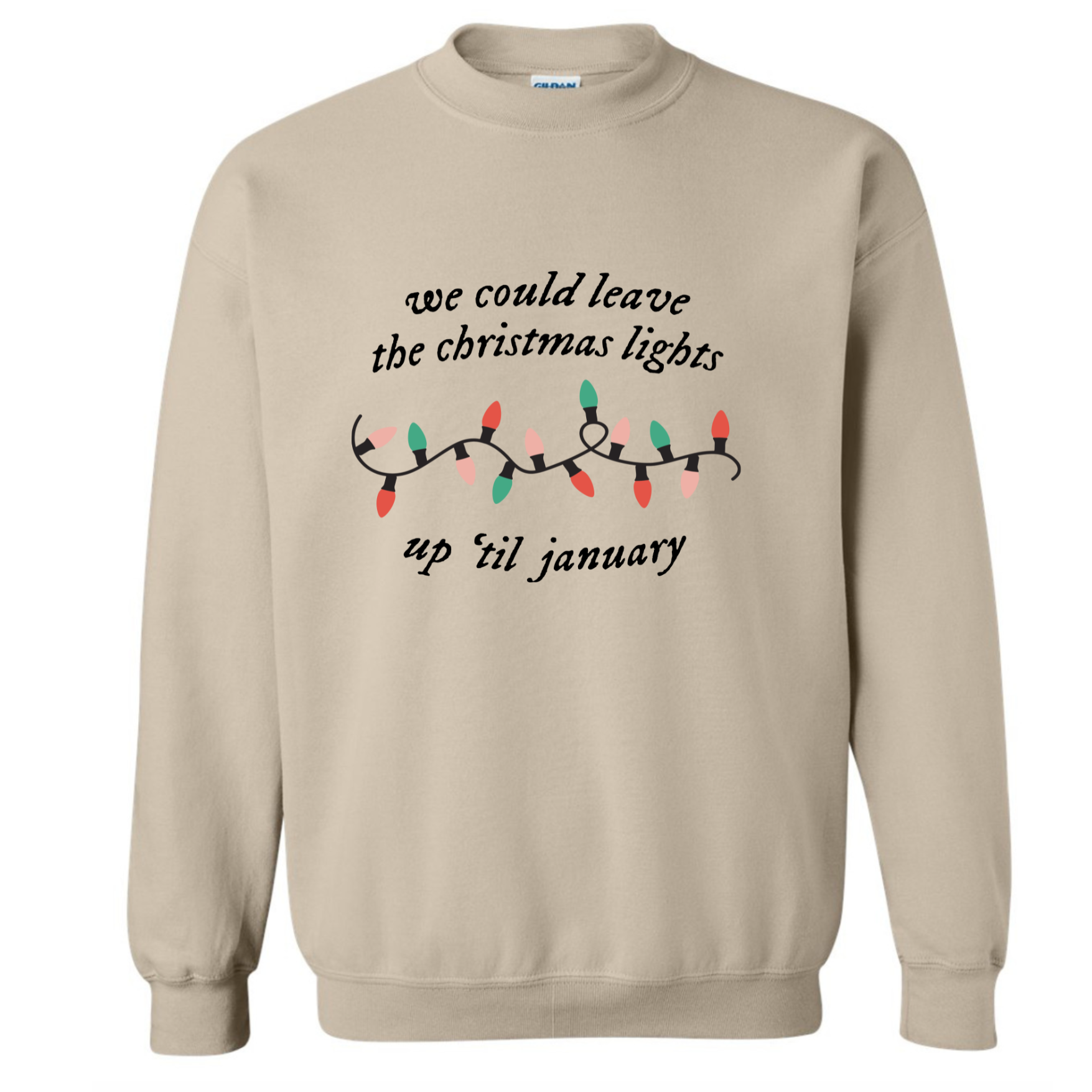 Christmas Lights - Sweatshirt - Adult