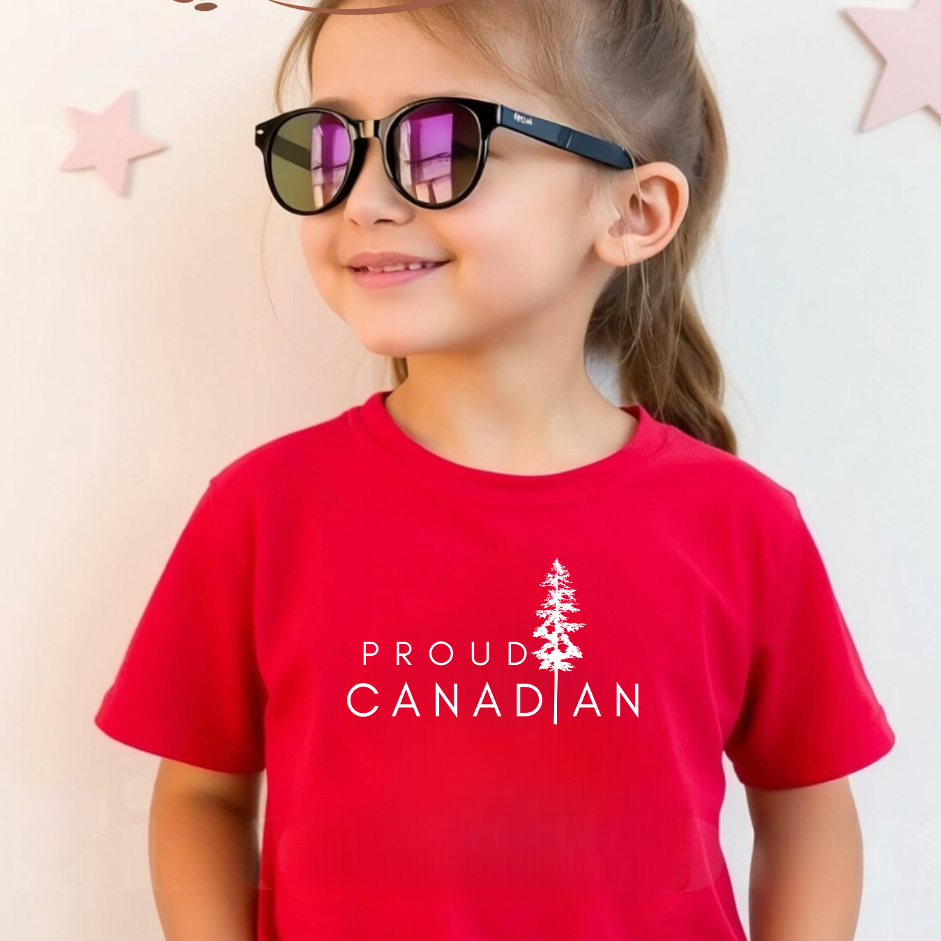 Proud Canadian - T-Shirt - Toddler to Youth (3 colour options)