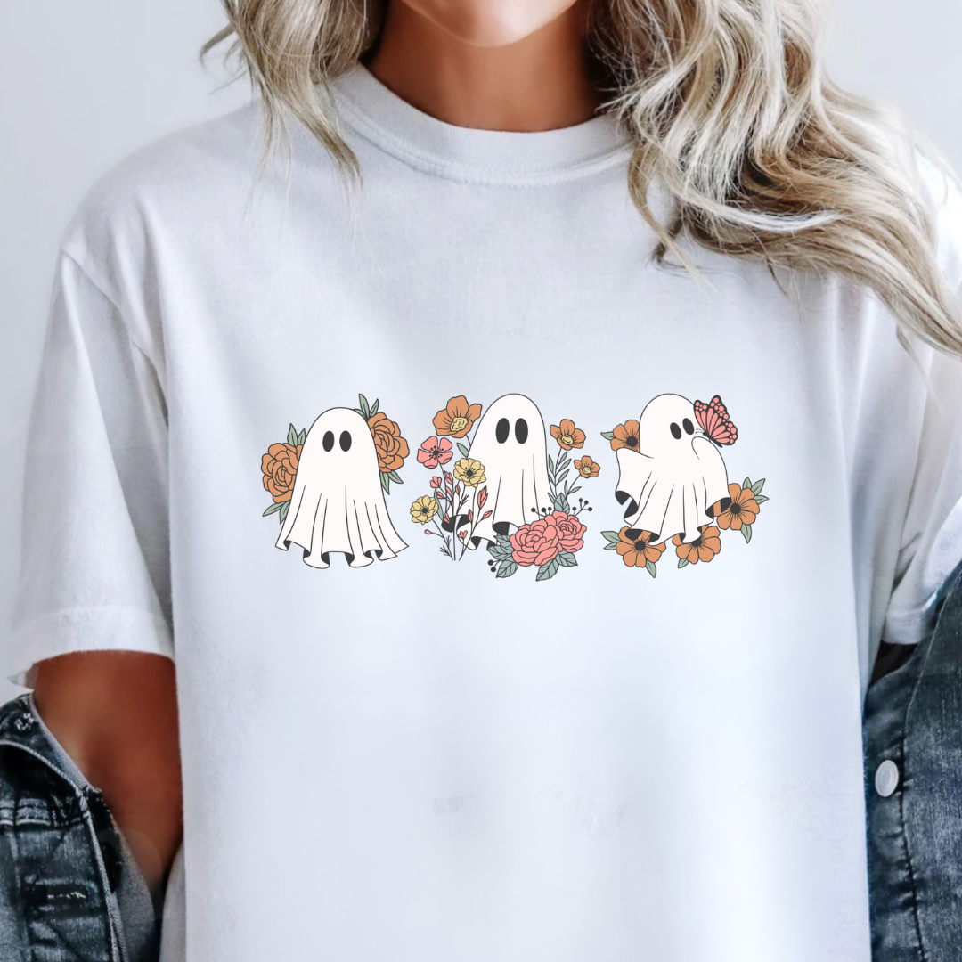 Ghosts in the Garden - T-Shirt - Adult (3 colour options)