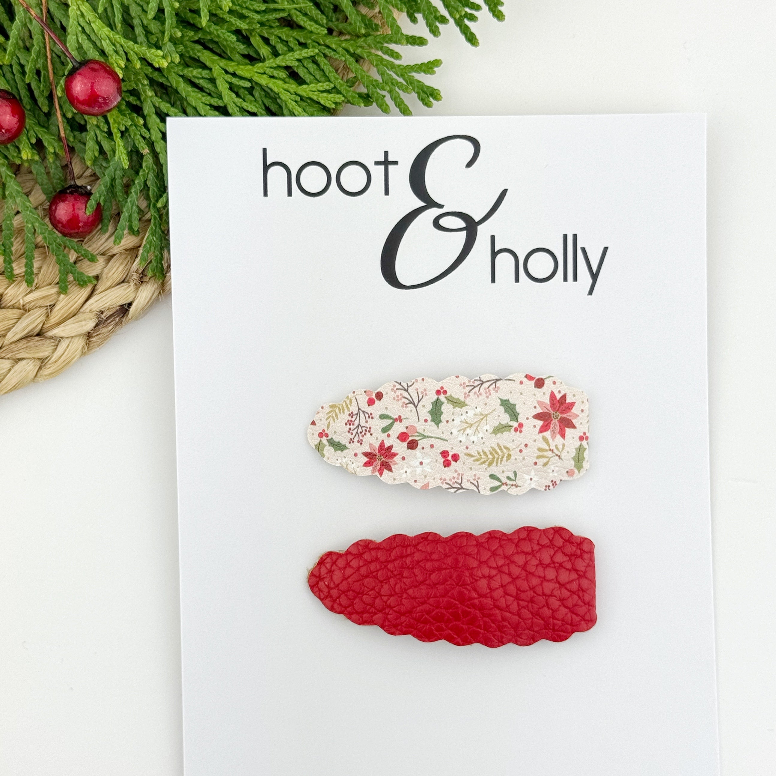 Oh Snap Clips - Holiday Floral