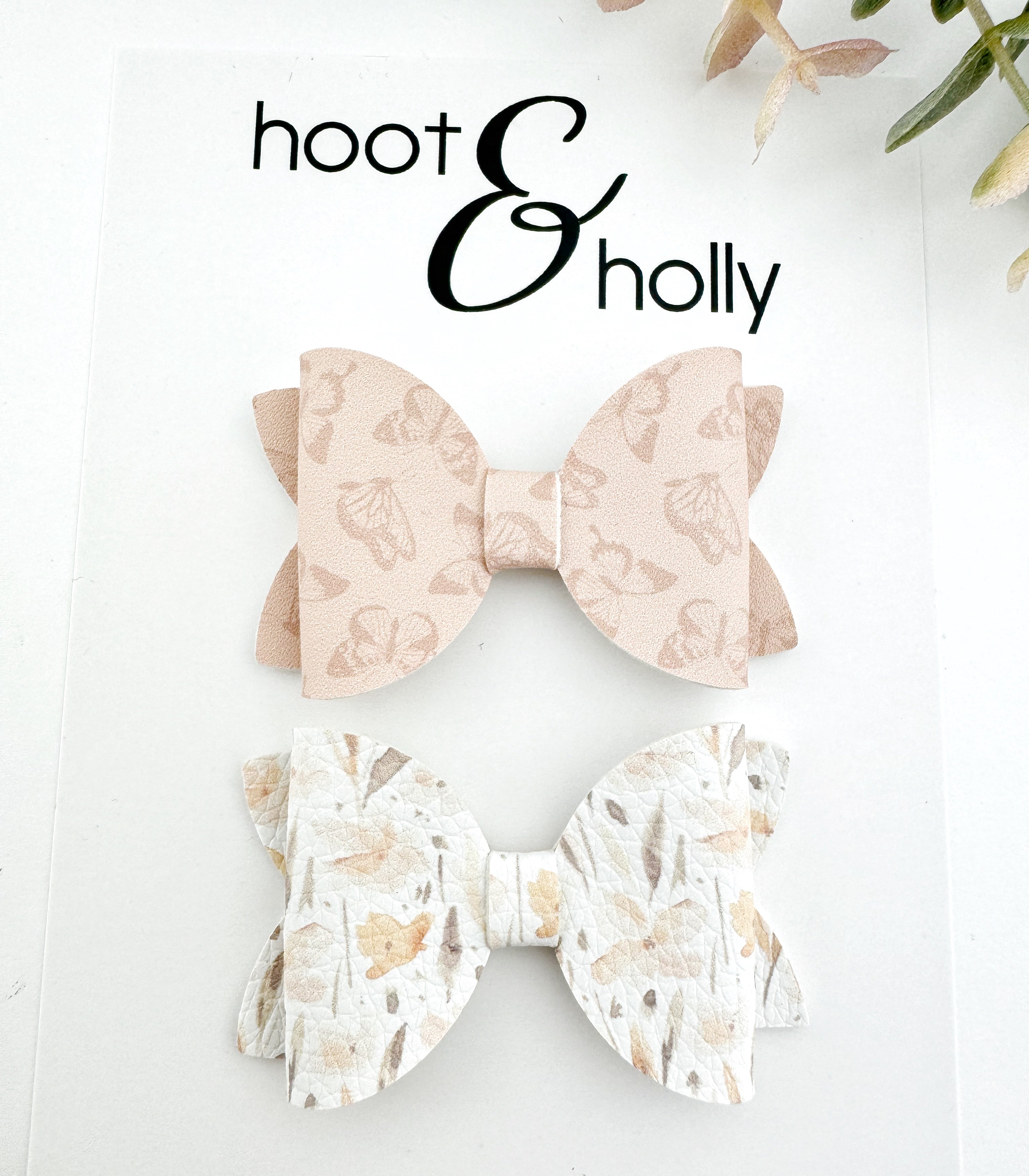 Aspen Bow - Blush Garden