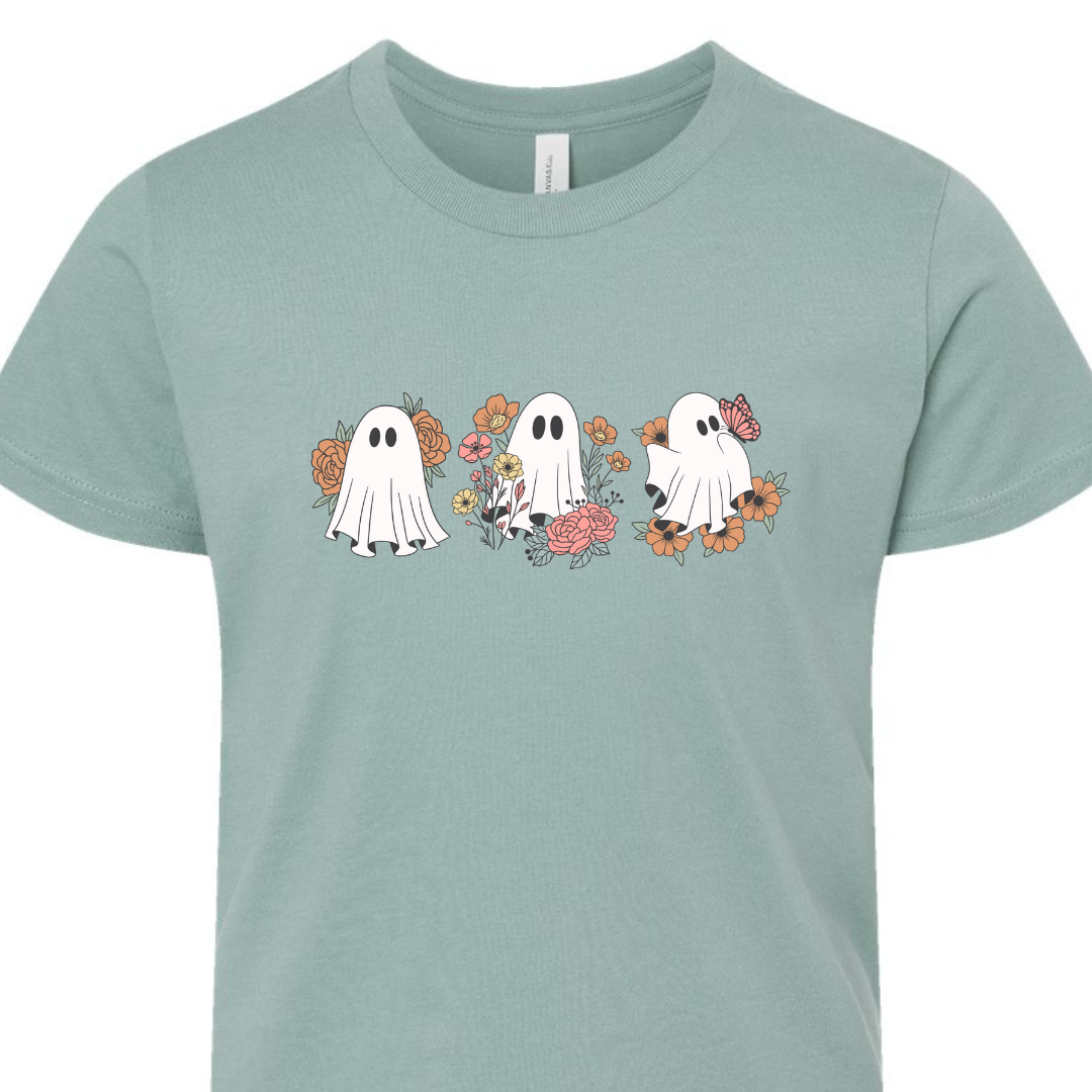 Ghosts in the Garden - T-Shirt - Toddler to Youth (3 colour options)