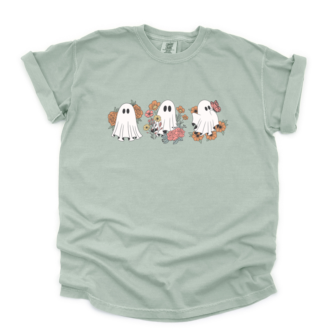 Ghosts in the Garden - T-Shirt - Adult (3 colour options)