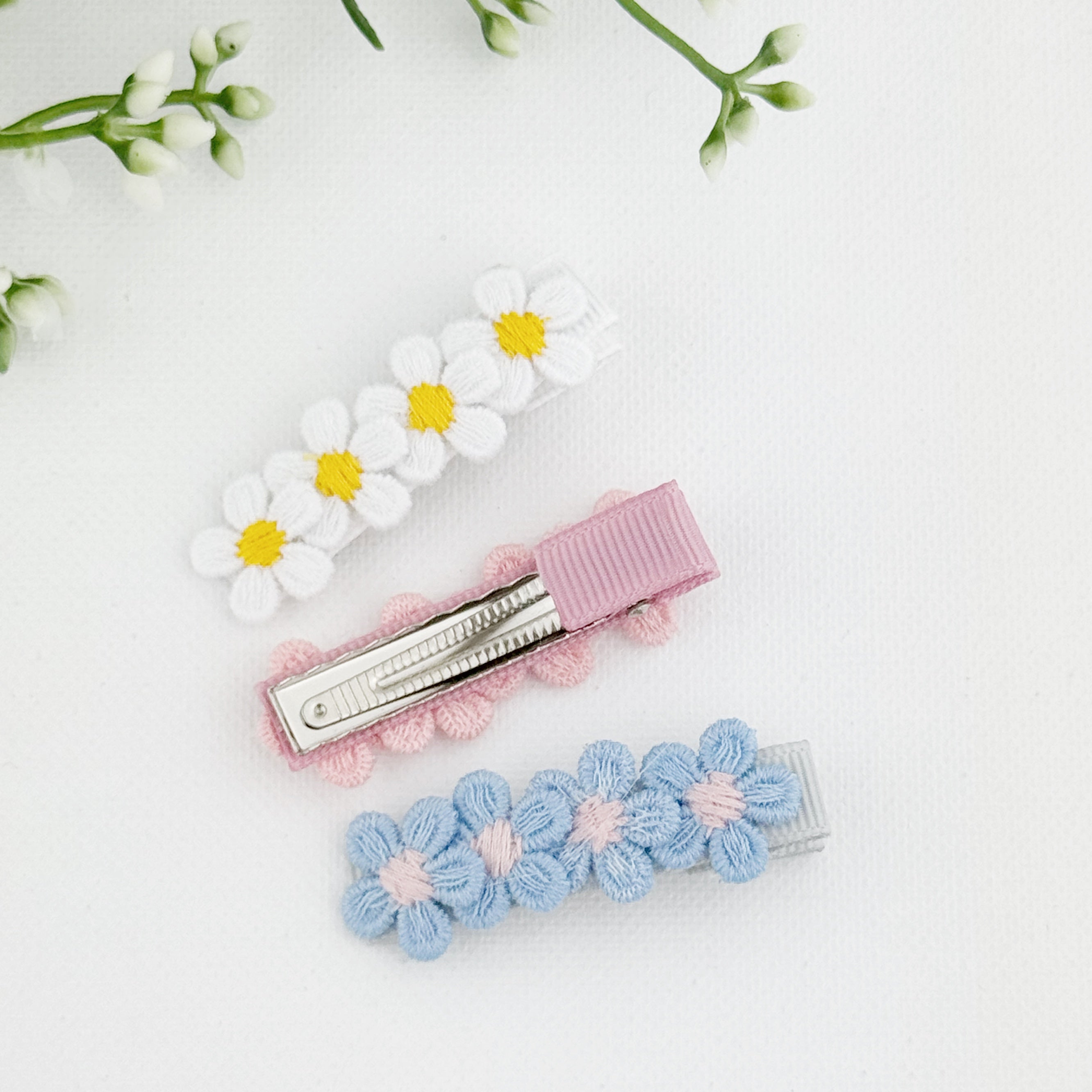 Bar Clips - Little Daisies