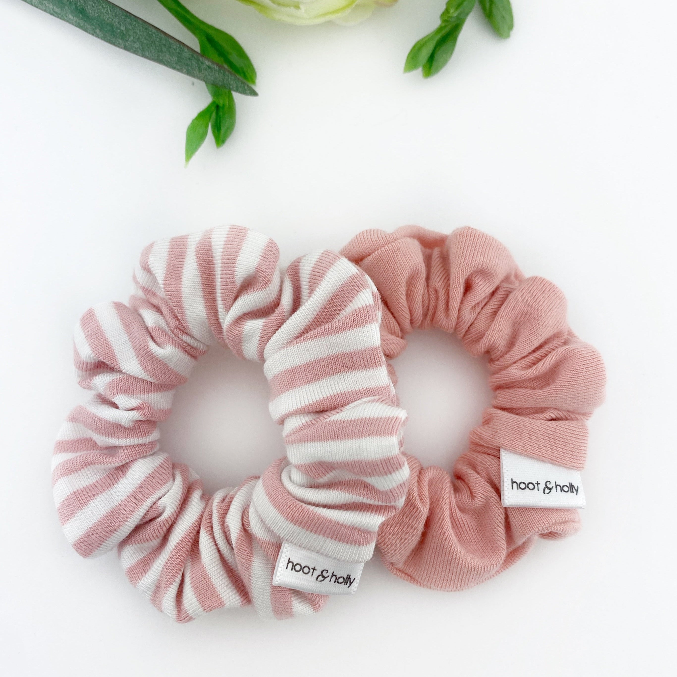 Scrunchies - Mellow Rose - Regular and Mini