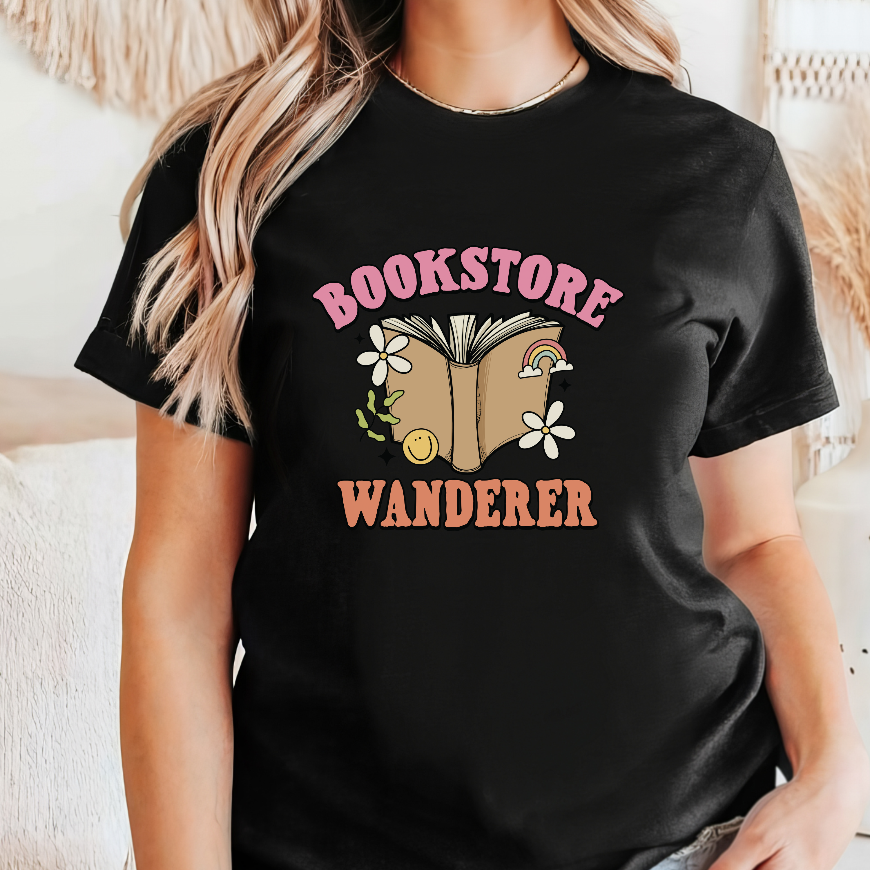 Bookstore Wanderer - T-Shirt - Adult (4 colour options)