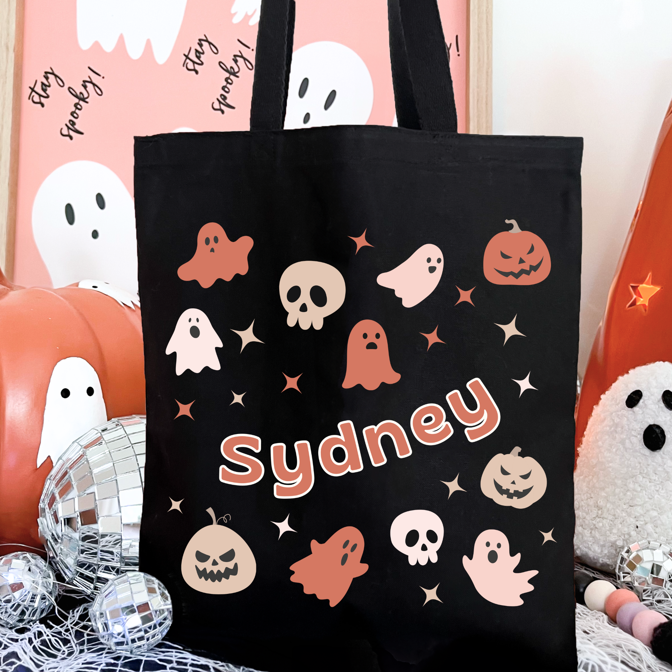 PERSONALIZED Tote Bag - Spooky Night