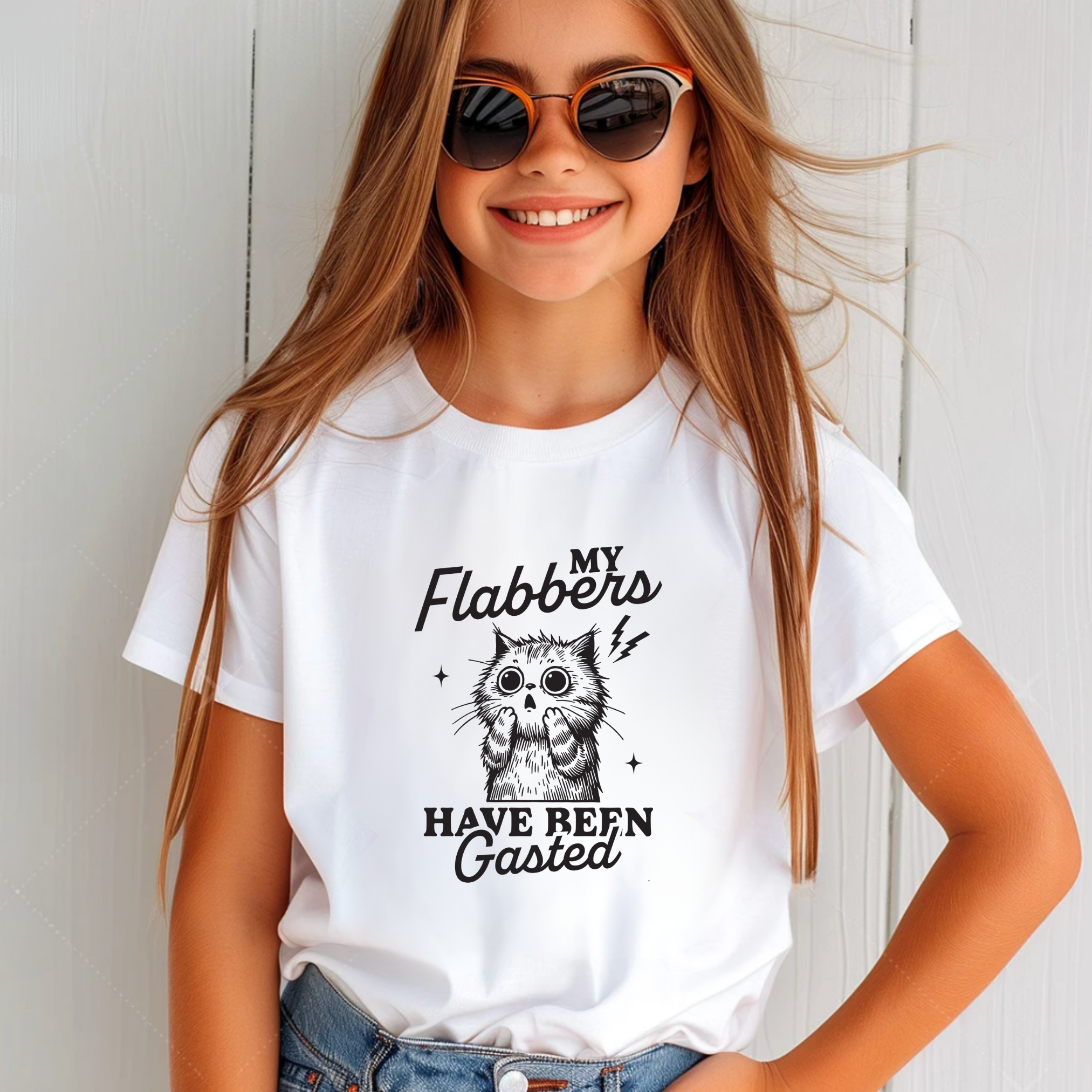 Flabbers Gasted - T-Shirt - Toddler to Youth (3 colour options)
