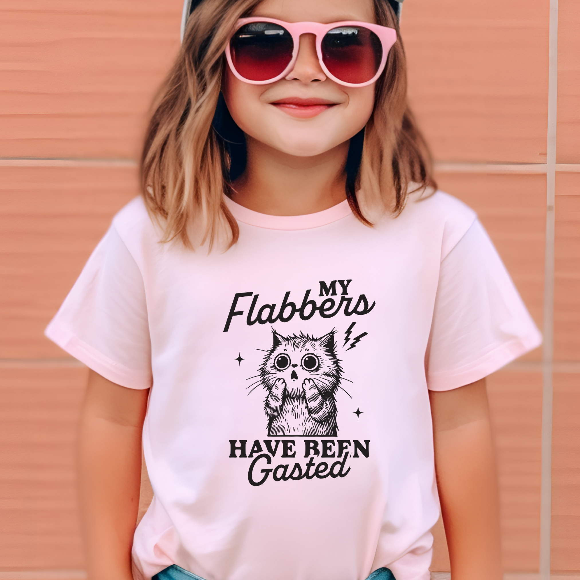 Flabbers Gasted - T-Shirt - Toddler to Youth (3 colour options)
