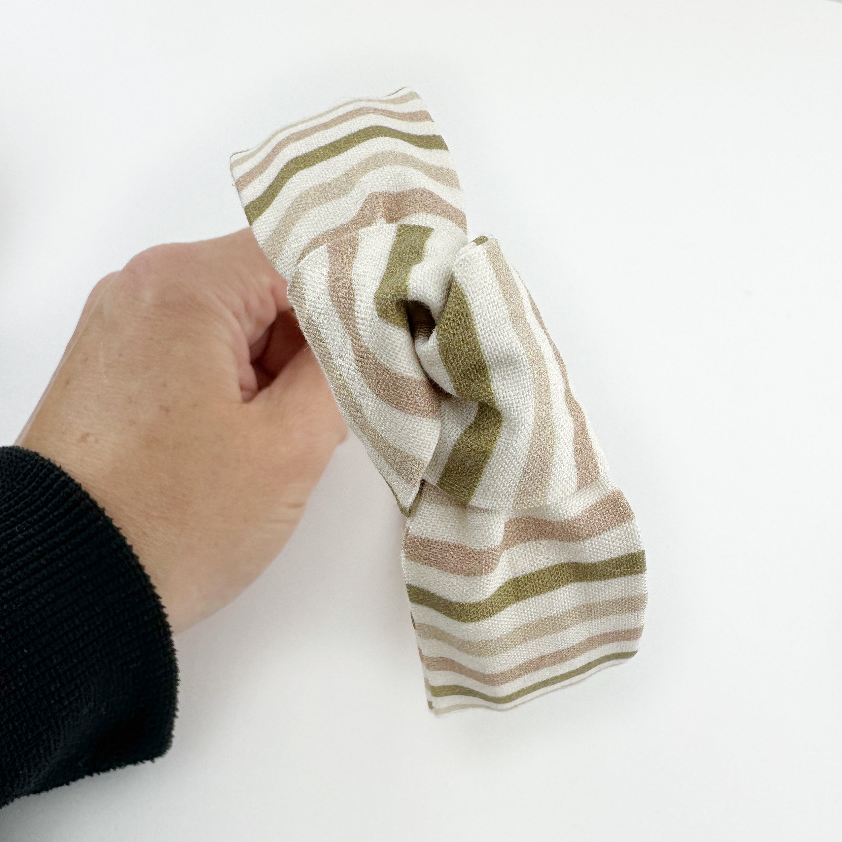 Knot Headband - CHILD - Neutral Stripe