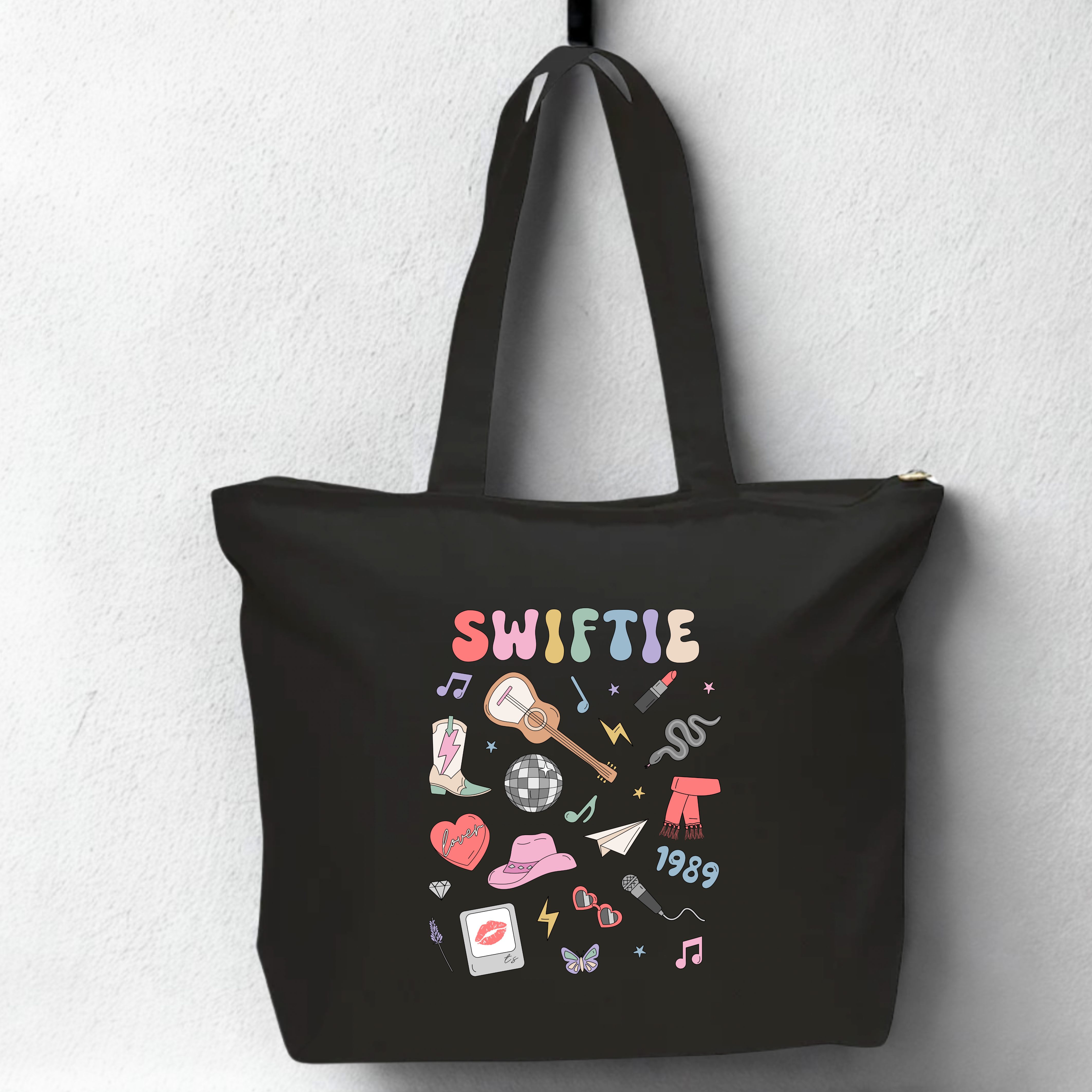 Swiftie - Oversized Zippered Tote Bag