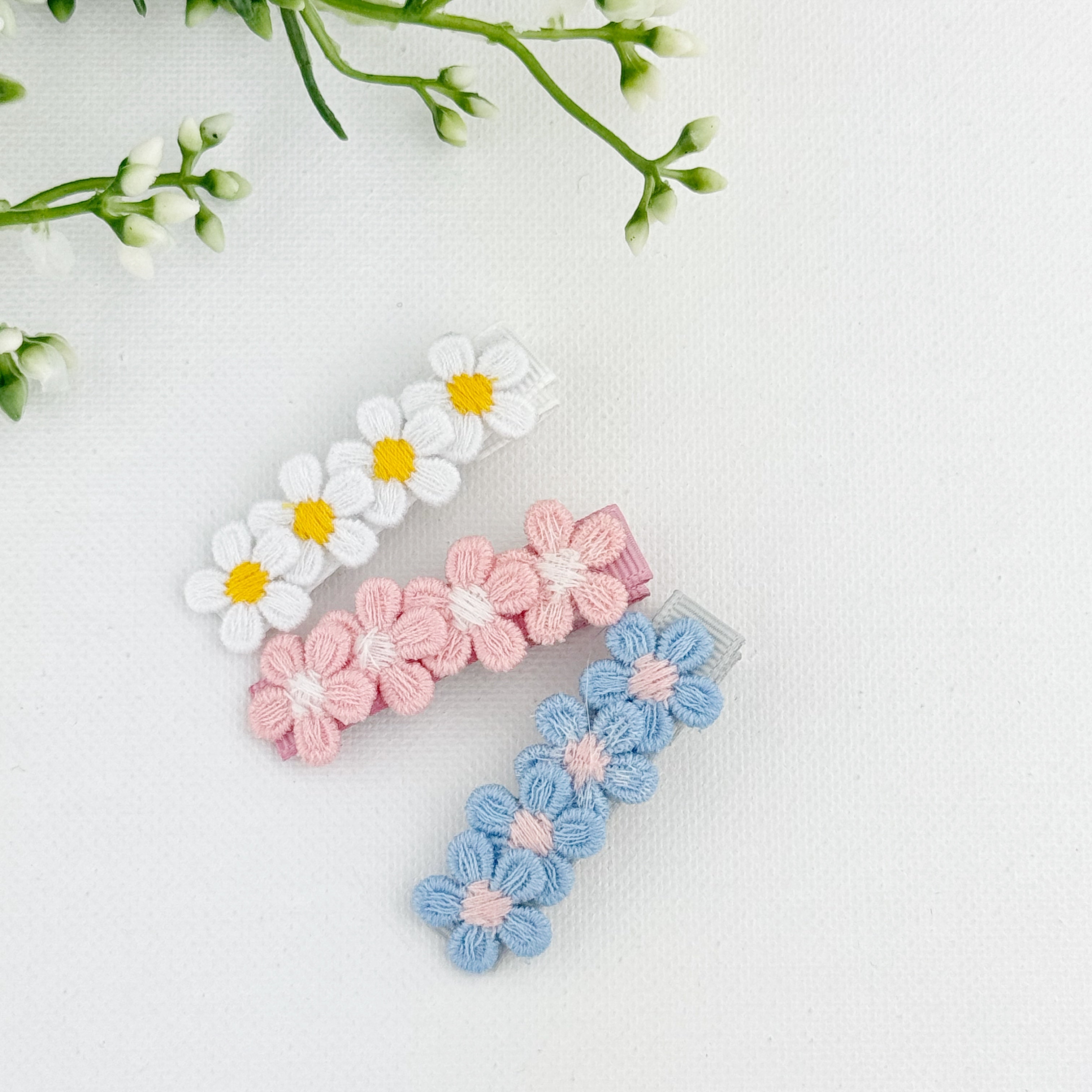 Bar Clips - Little Daisies