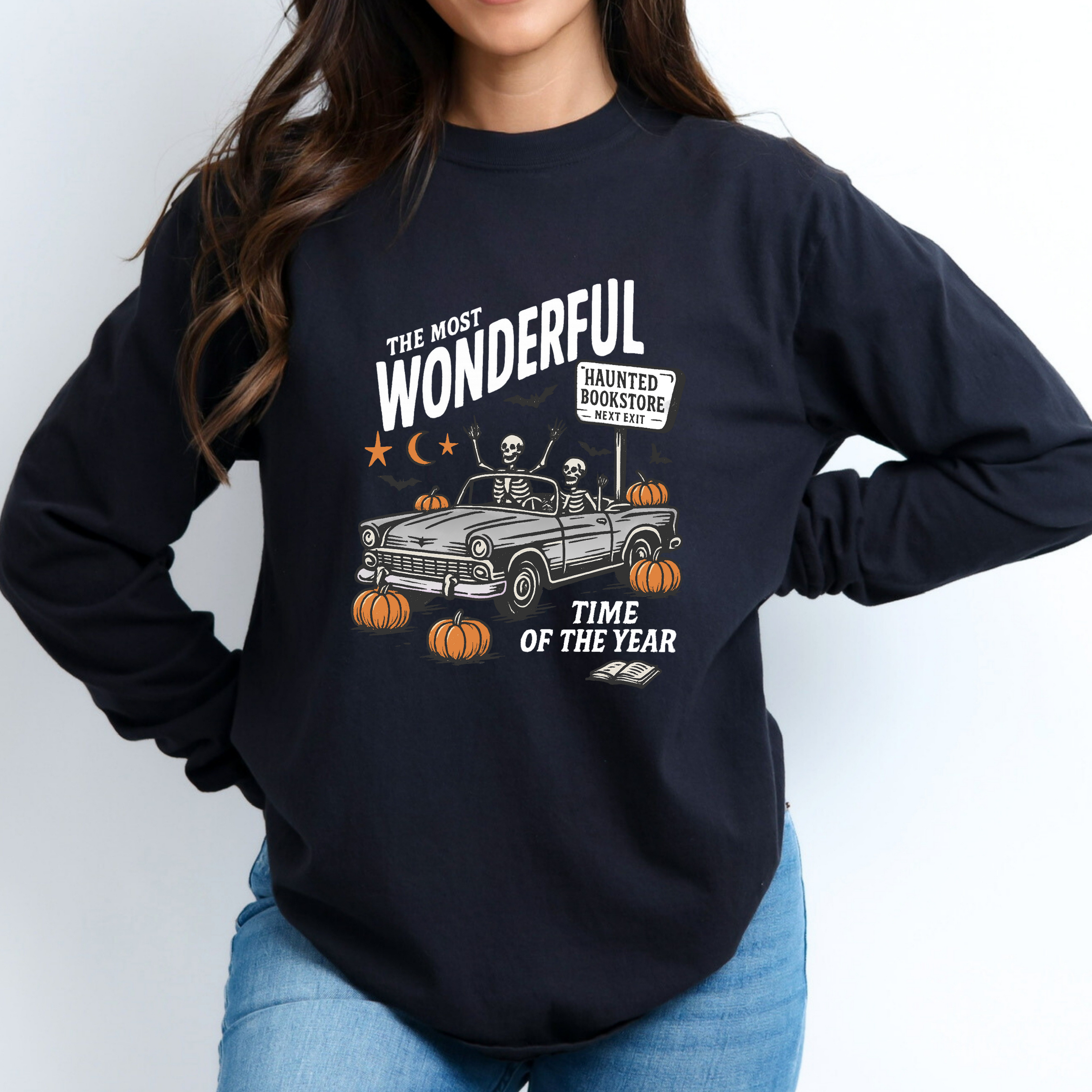 Skeleton Joy Ride - Long Sleeve T-Shirt - Adult