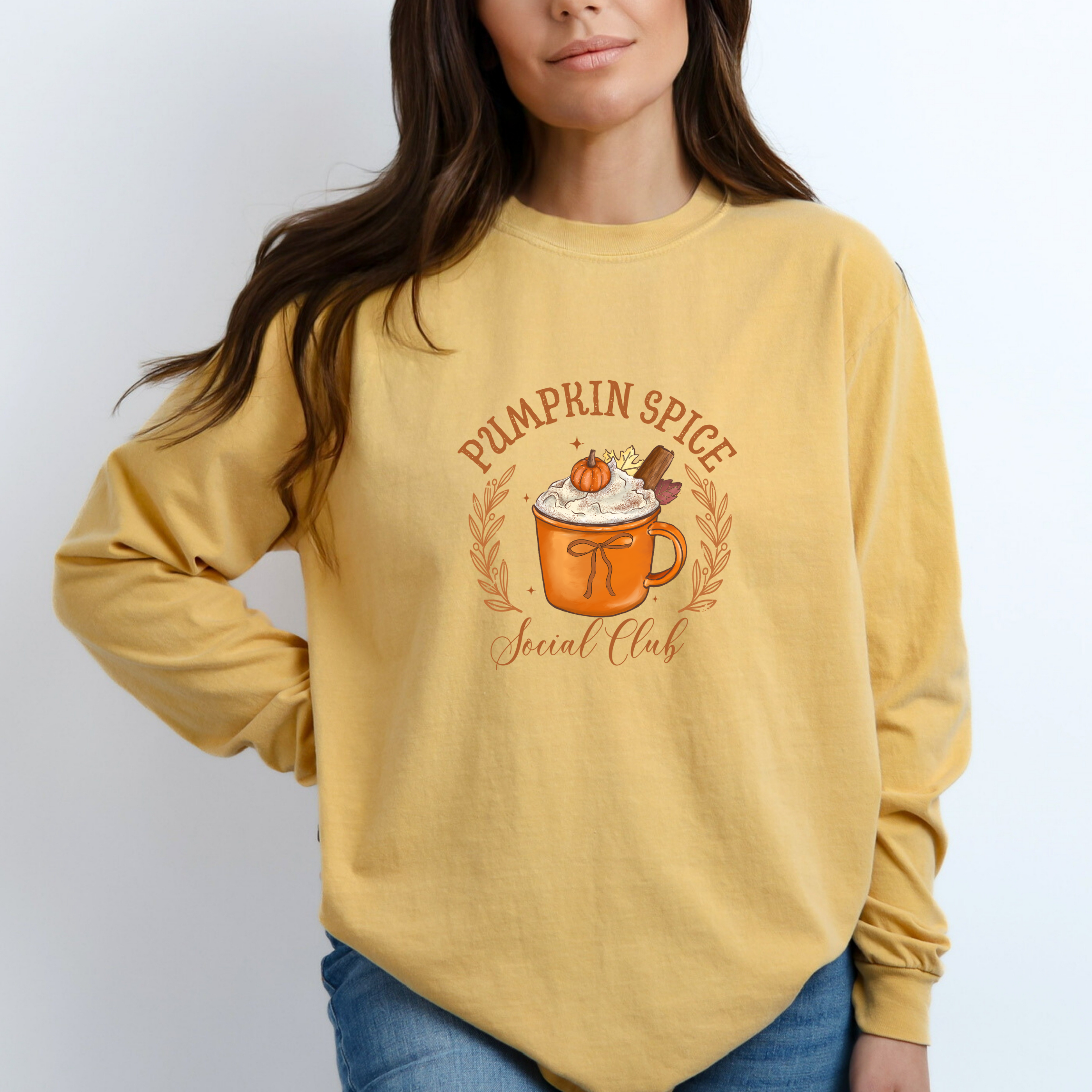 Pumpkin Spice - Long Sleeve T-Shirt - Adult (2 colour options)