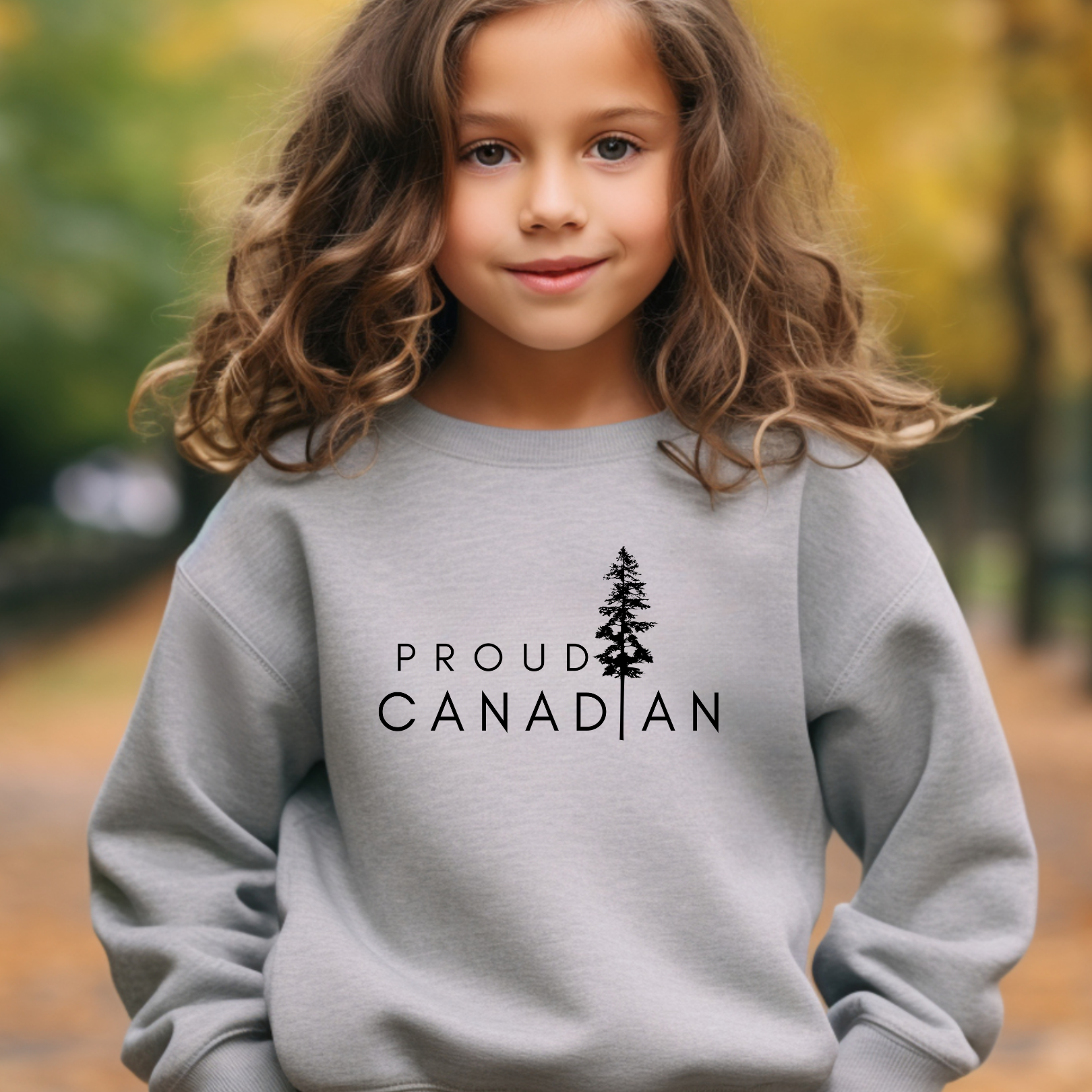 Proud Canadian - Crewneck Sweatshirt - Toddler to Youth (2 colour options)