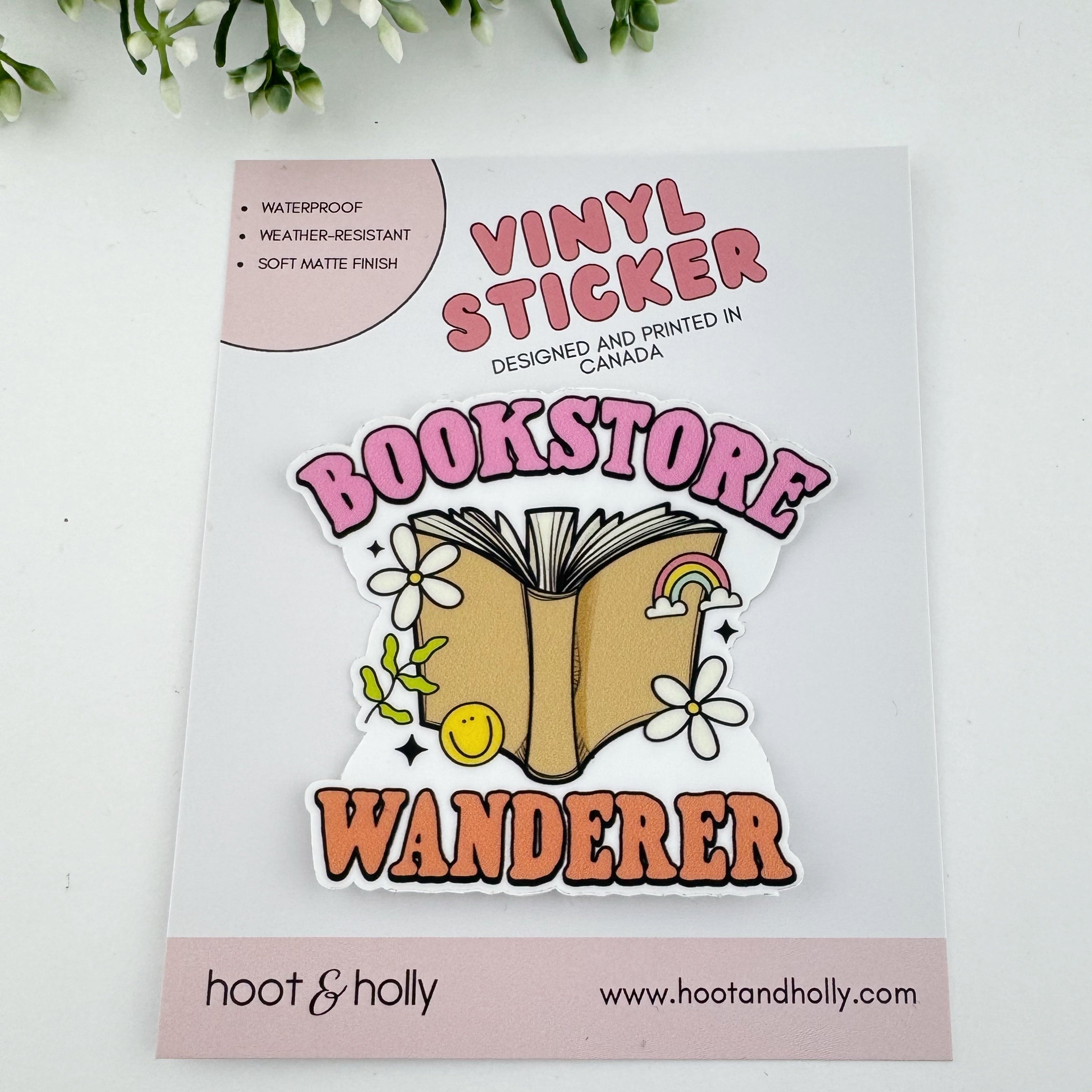 Bookstore Wanderer- Vinyl Sticker