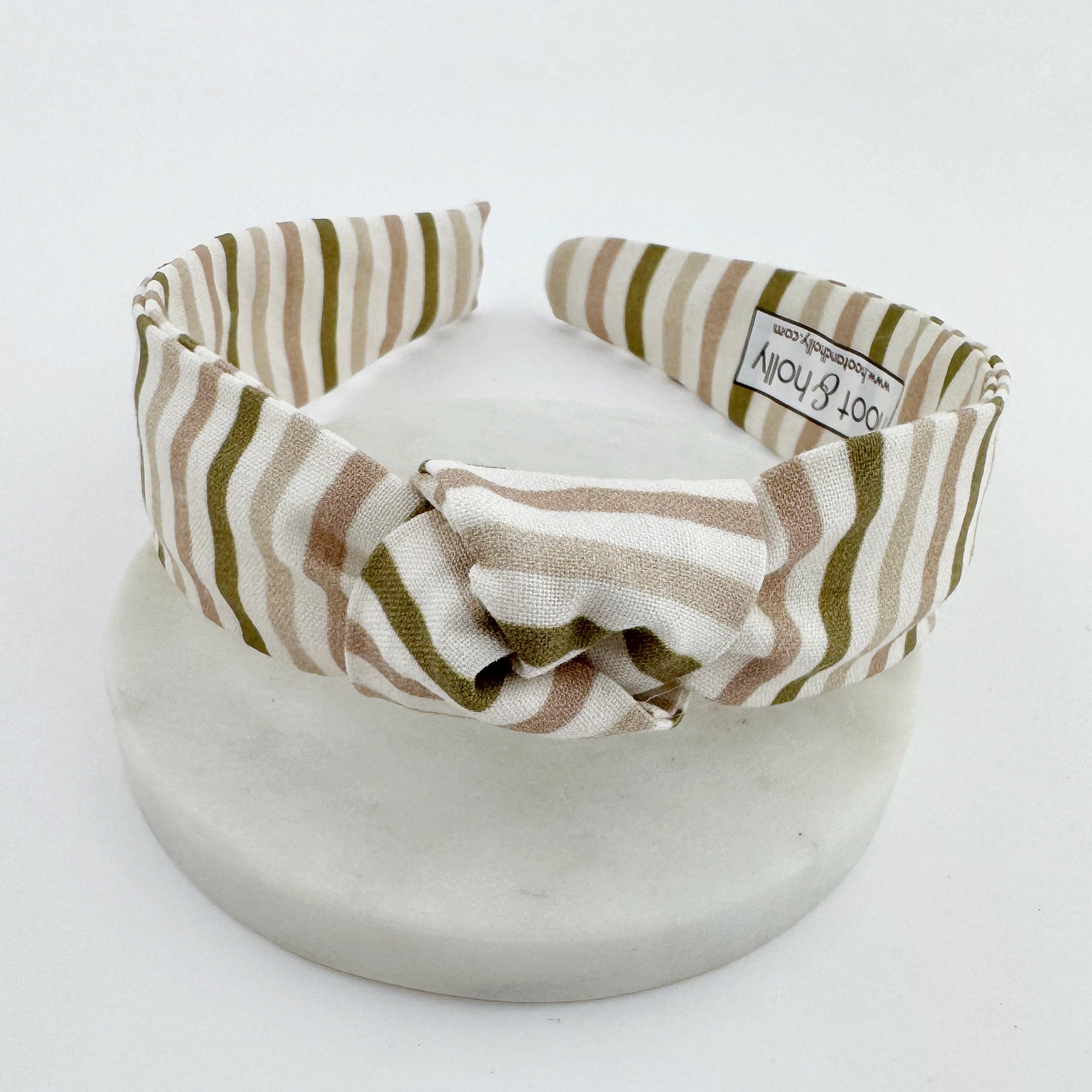 Knot Headband - CHILD - Neutral Stripe