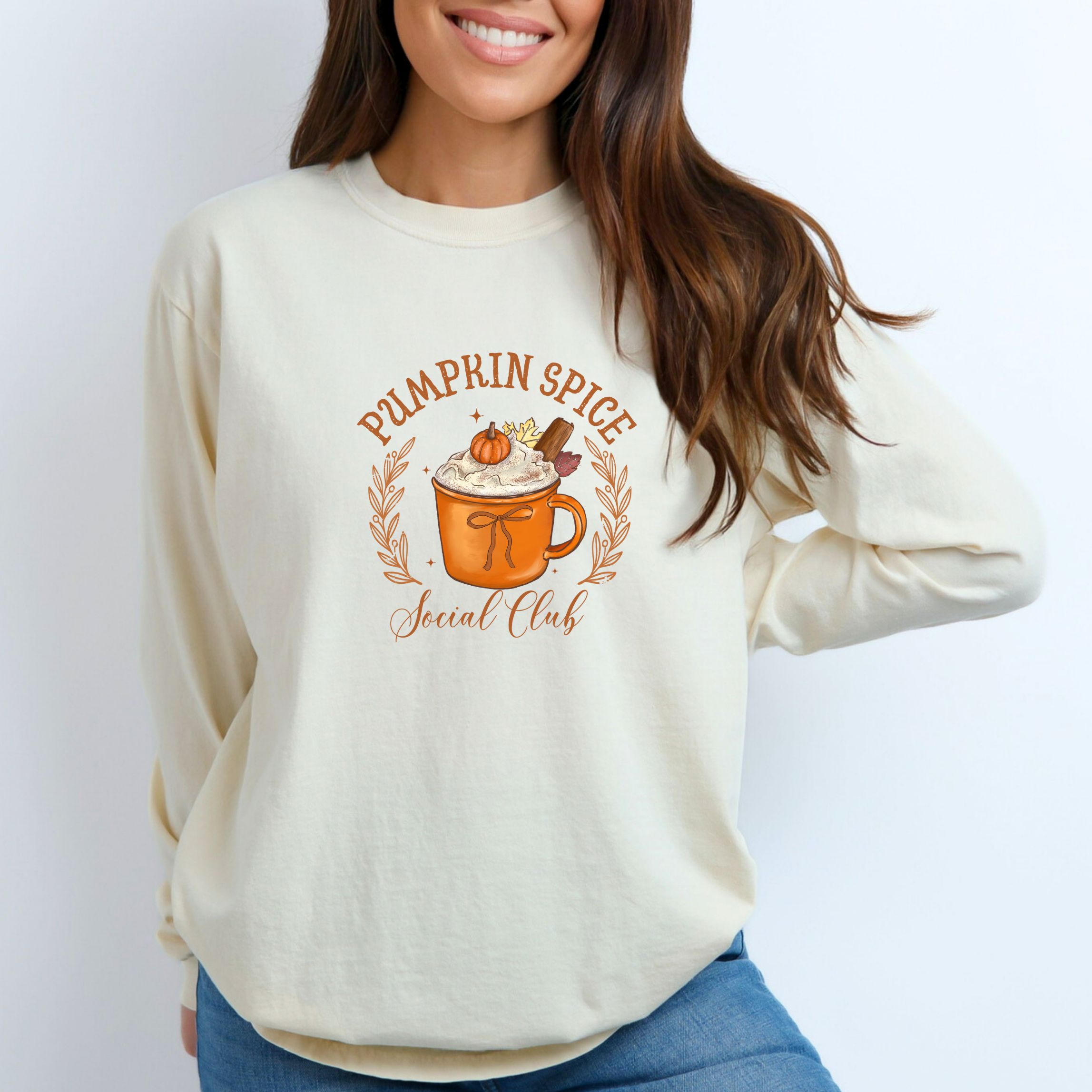 Pumpkin Spice - Long Sleeve T-Shirt - Adult (2 colour options)