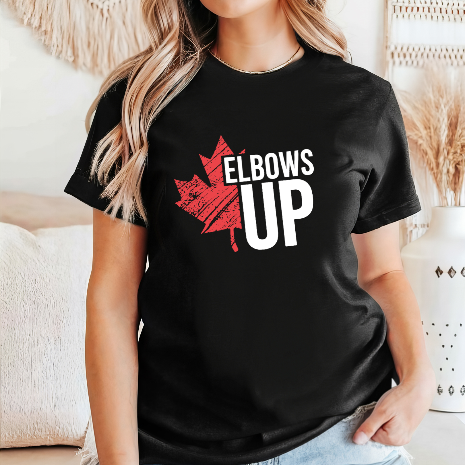 Elbows Up (Style Two) - T-Shirt - Adult (4 colour options)