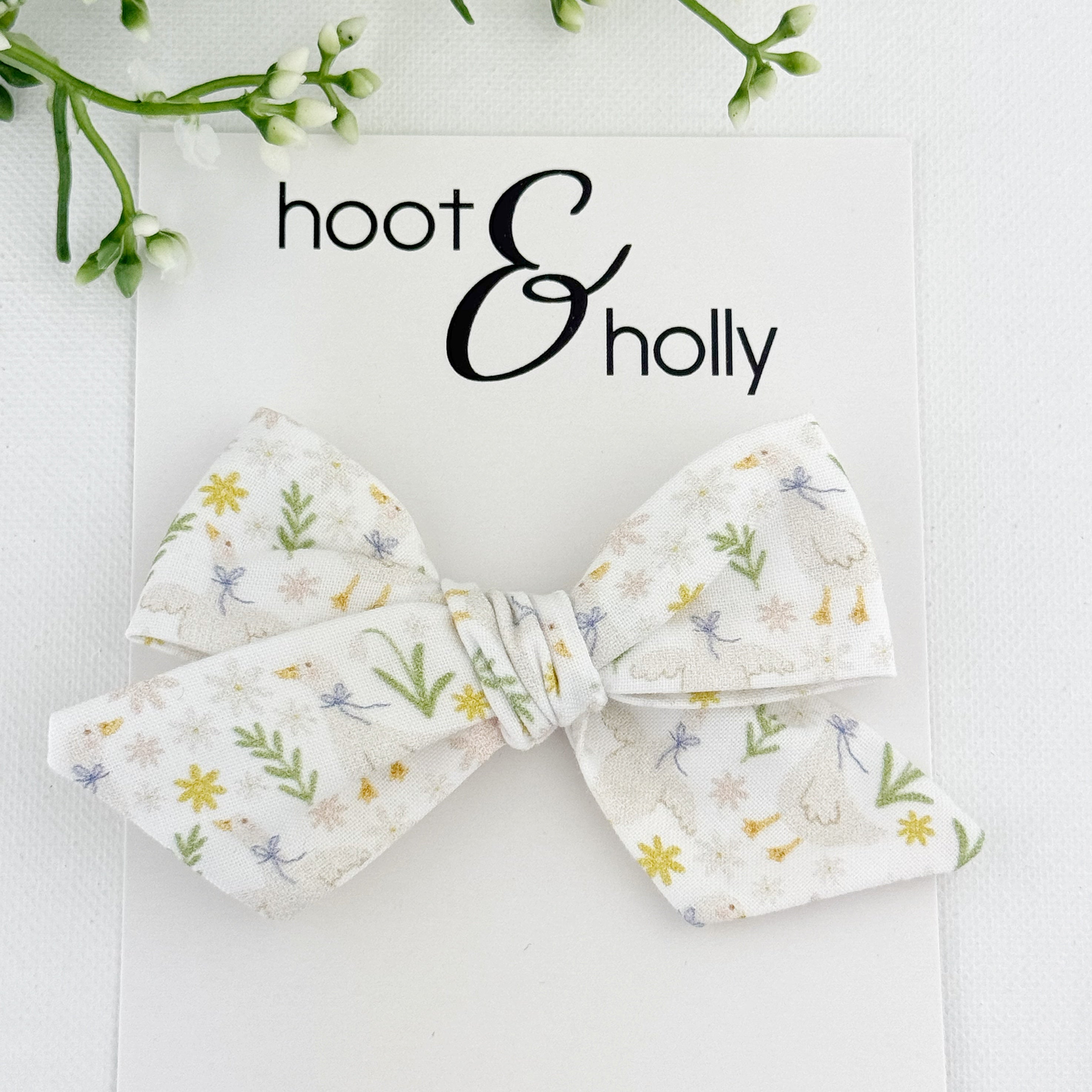 Silly Goose Hand Tied Hair Bow